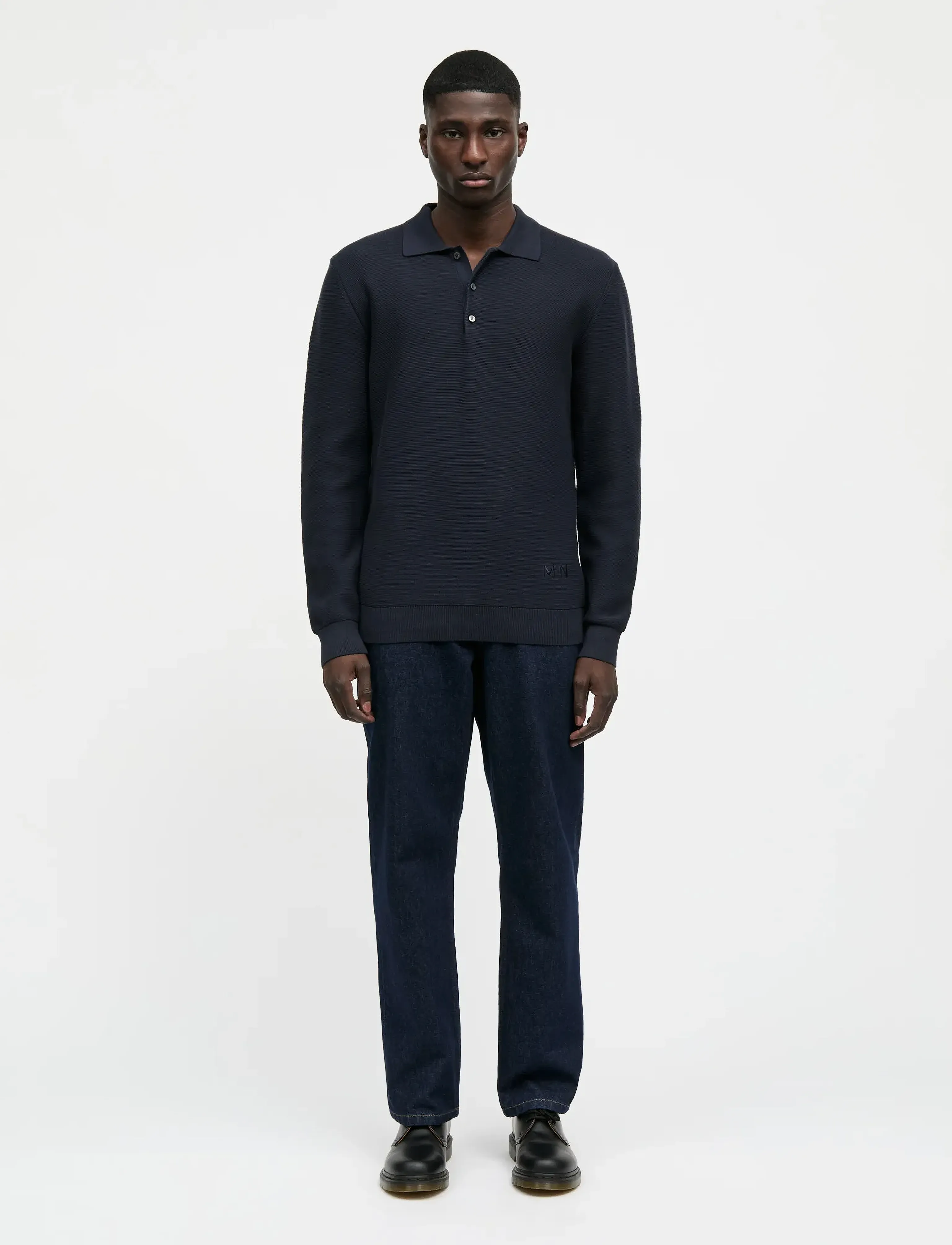 Mads Nørgaard Arizona Denim Coen Jeans - Jeans - BLUE RINSE WASH / navy