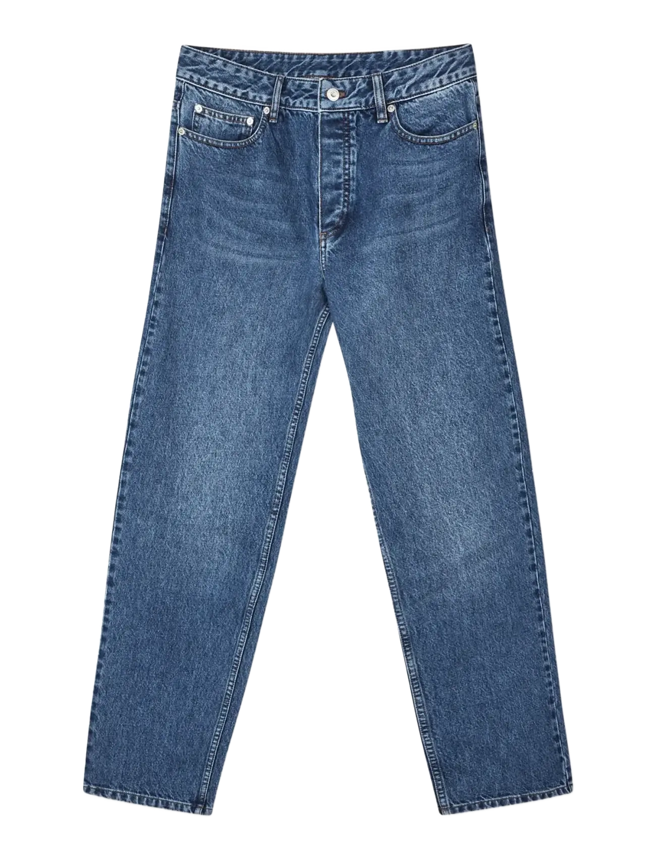 Mads Nørgaard Arizona Denim Coen Jeans - Jeans - MID BLUE STONE WASH / blue