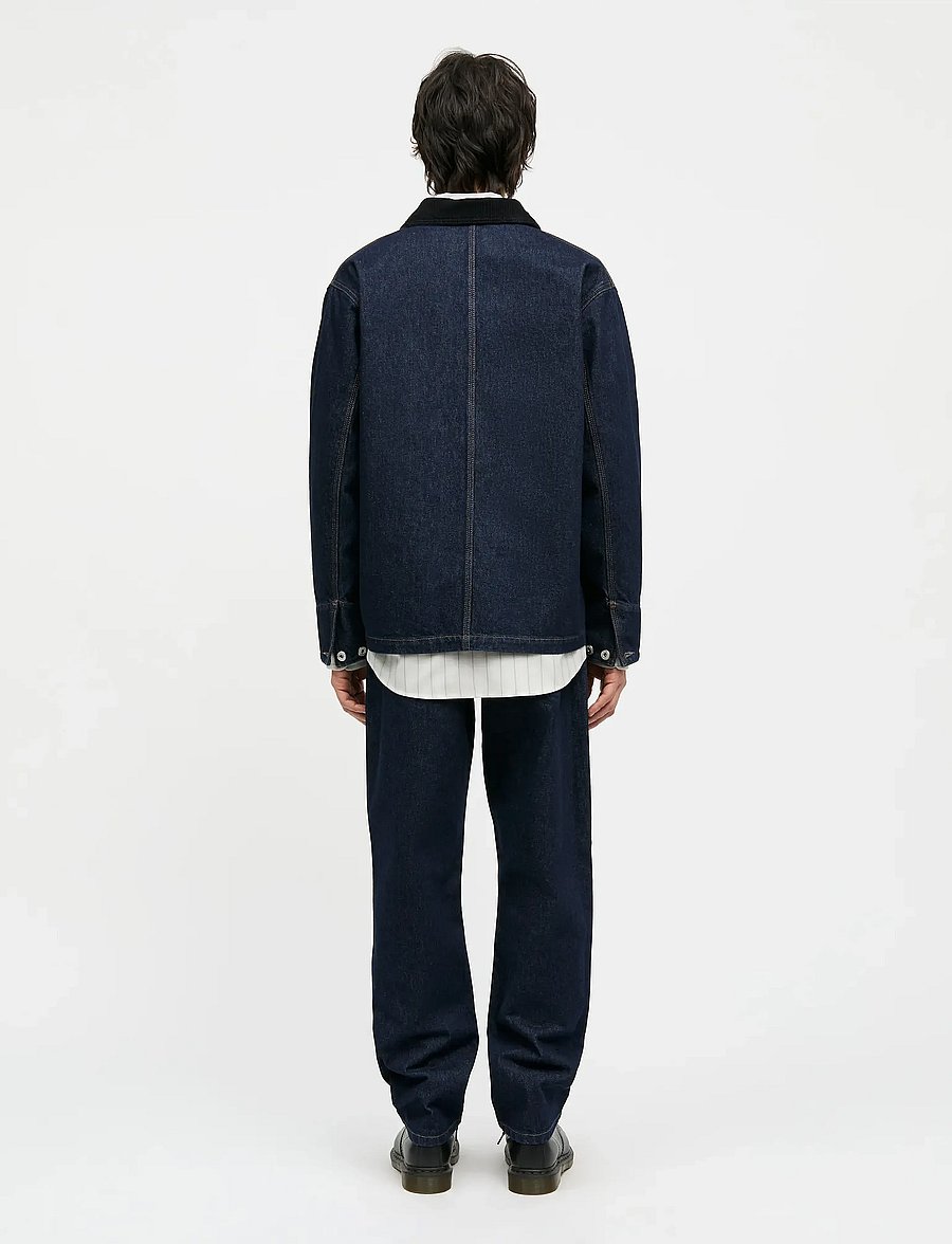 Mads Nørgaard - Arizona Denim Chore Jacket - ungefütterte denimjacken - blue rinse wash - 2