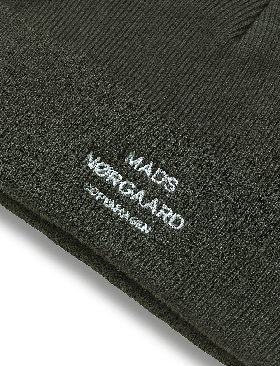 Mads Nørgaard - Isak Ambas Logo Beanie - nach anlass kaufen - asphalt - 1