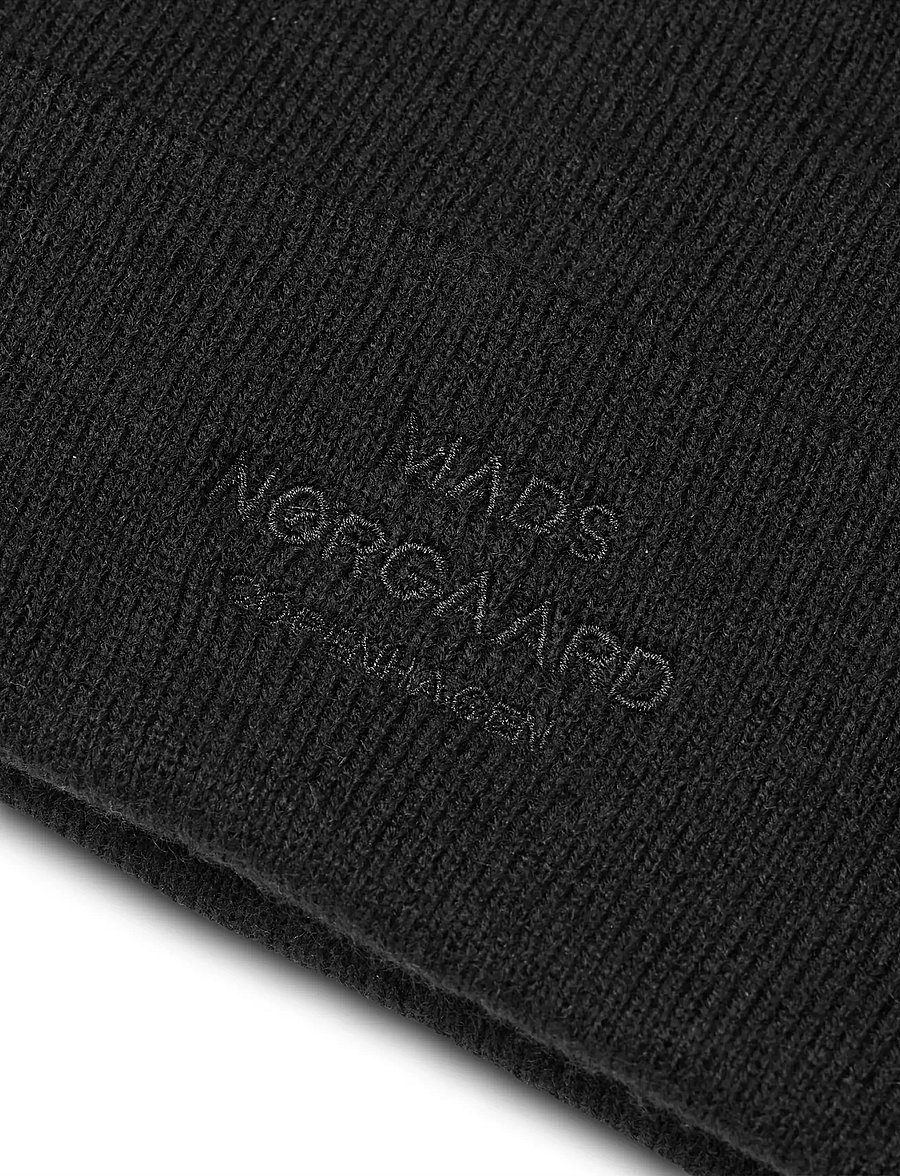 Mads Nørgaard - Isak Ambas Logo Beanie - osta olukorra järgi - black match - 1