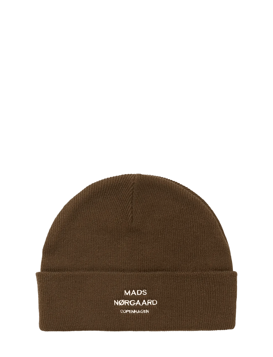 Mads Nørgaard - Isak Ambas Logo Beanie - nach anlass kaufen - demitasse - 0