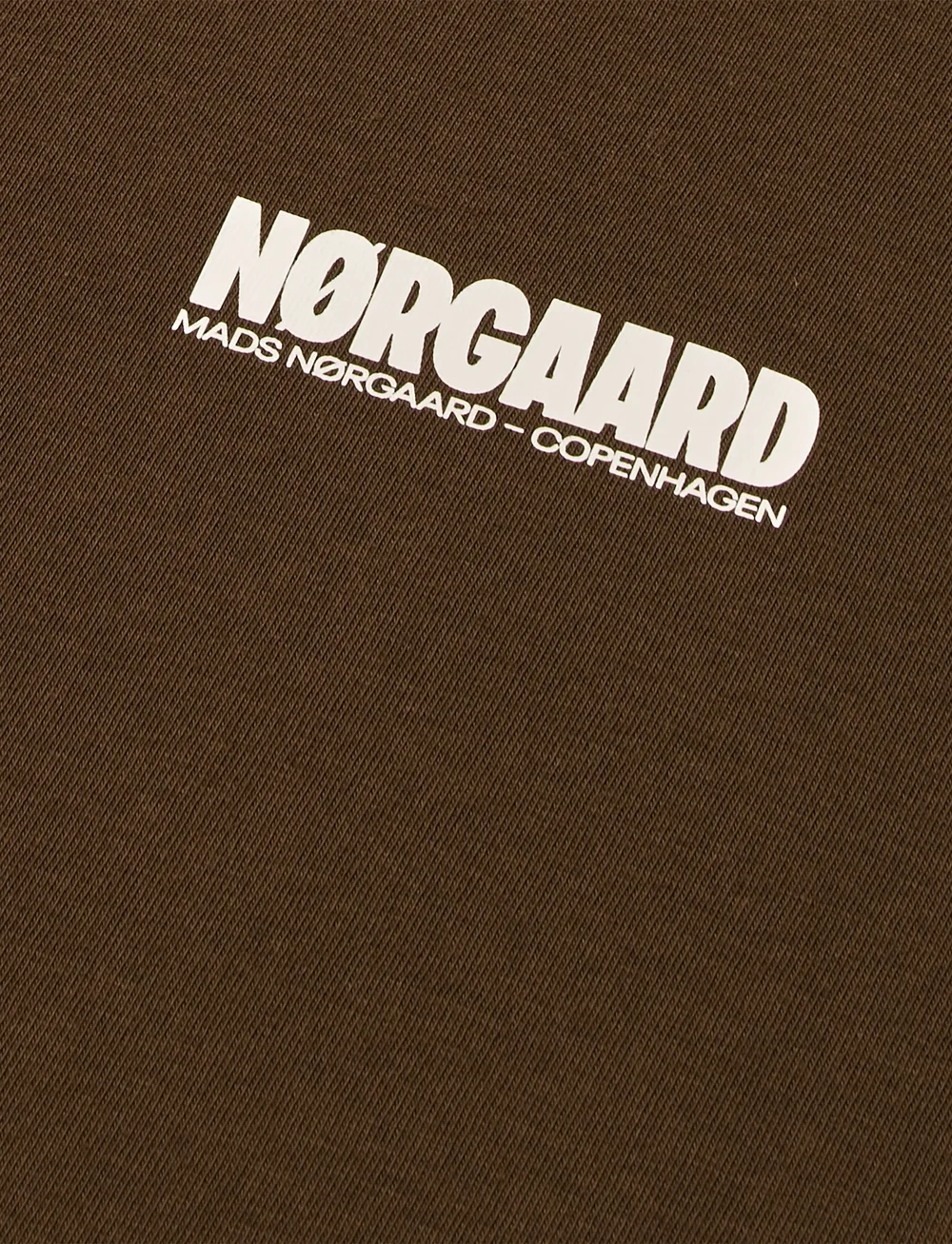 Mads Nørgaard - Printed Logo Thorlino Tee - kortärmade t-shirts - demitasse - 2