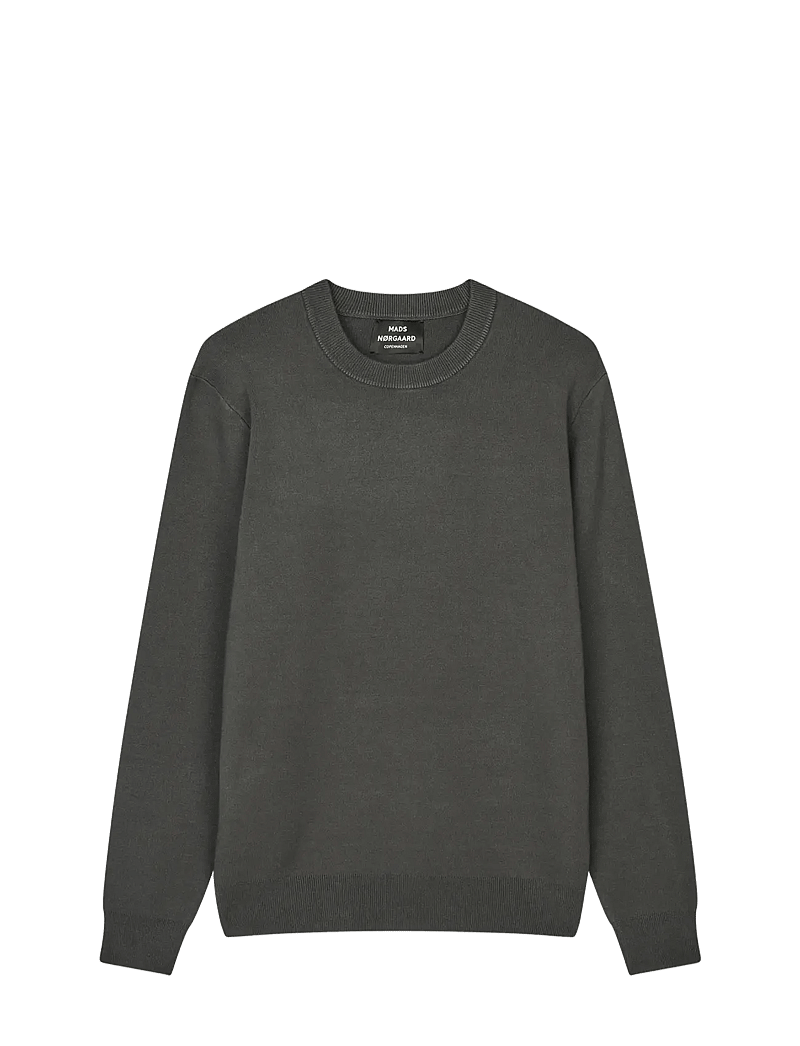 Mads Nørgaard - Urban Chase Knit - rundhalsad - asphalt - 0