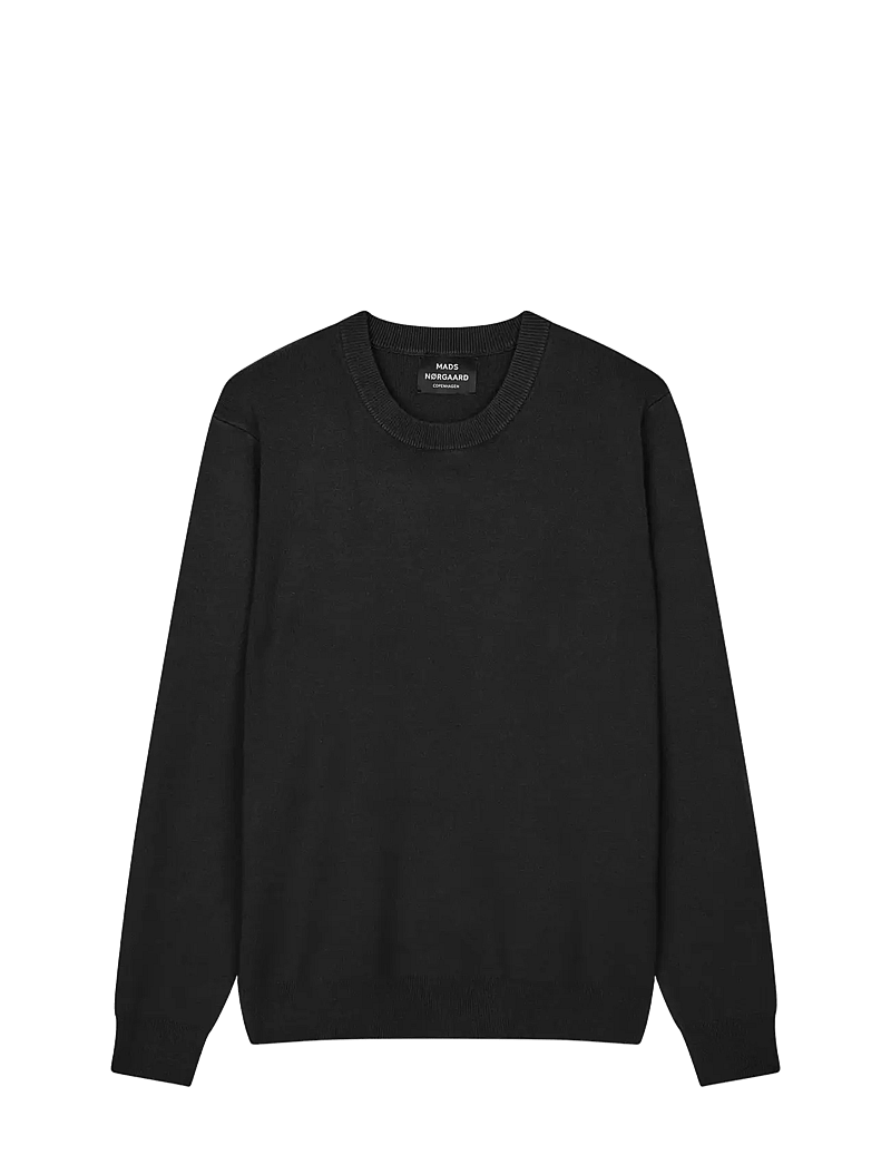 Mads Nørgaard - Urban Chase Knit - round necks - black - 0