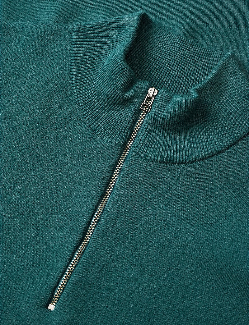 Mads Nørgaard - Urban Chase Half Zip Knit - halfzip strik - dark sea - 3
