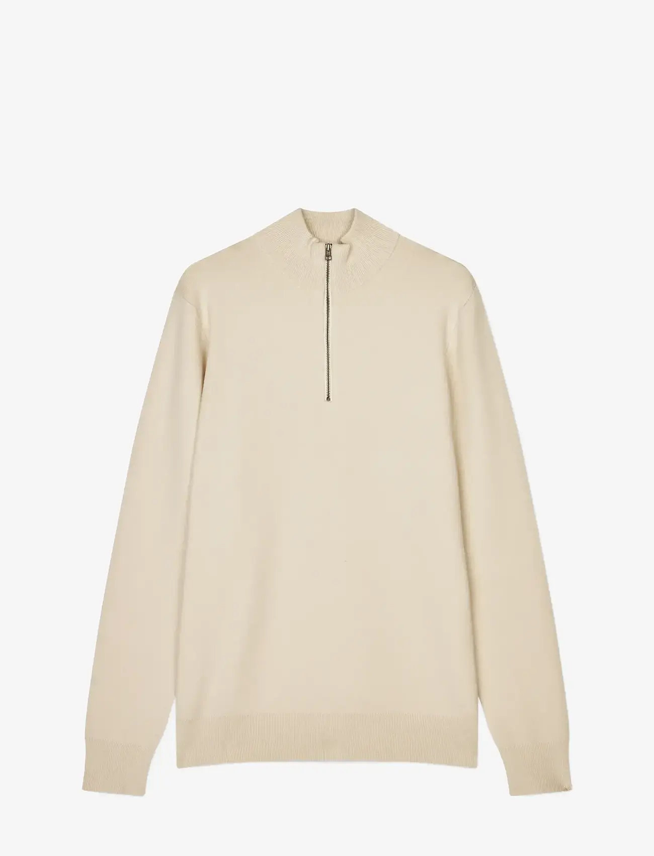 Mads Nørgaard - Urban Chase Half Zip Knit - halfzip strik - rainy day - 0