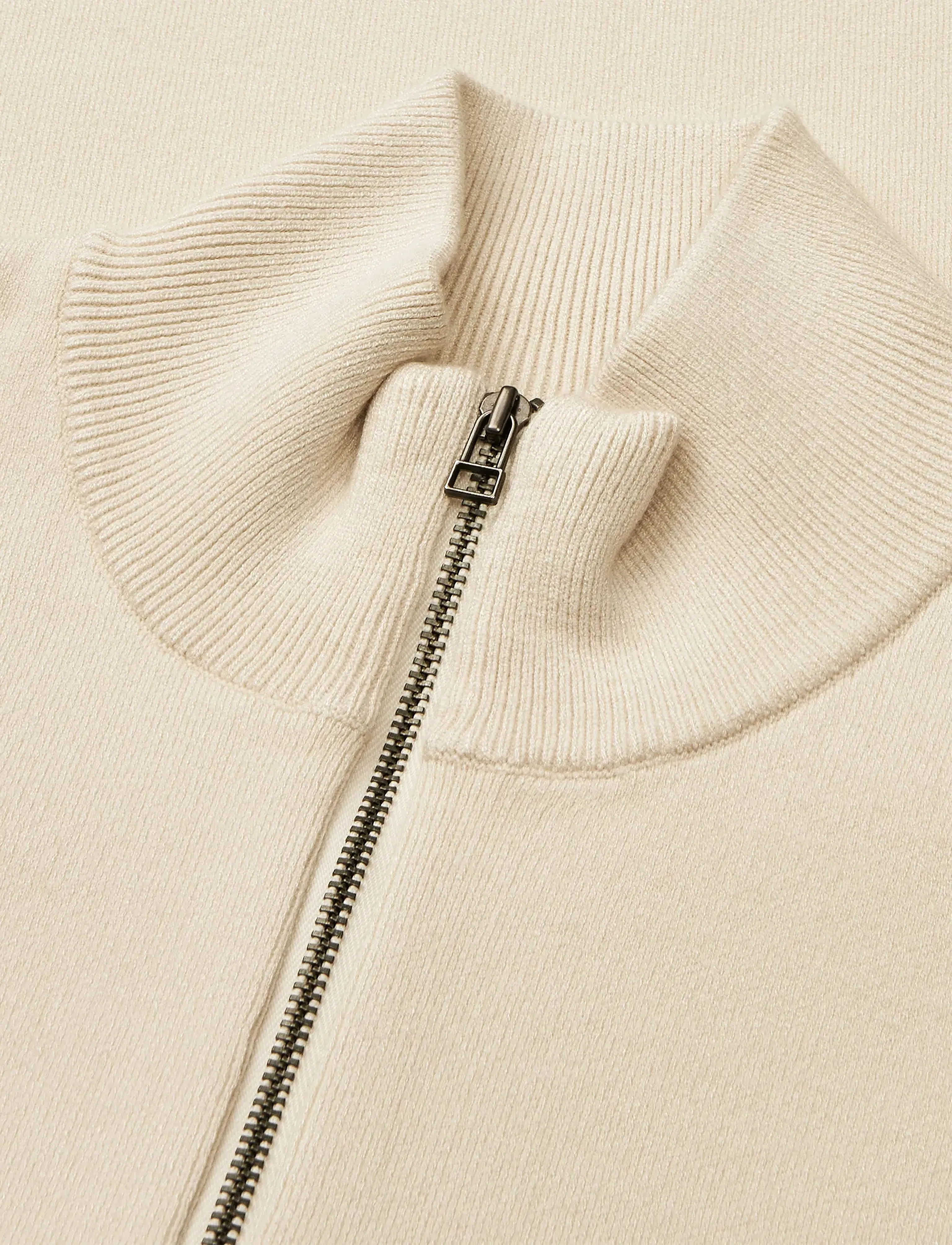 Mads Nørgaard - Urban Chase Half Zip Knit - half zip-tröjor - rainy day - 1