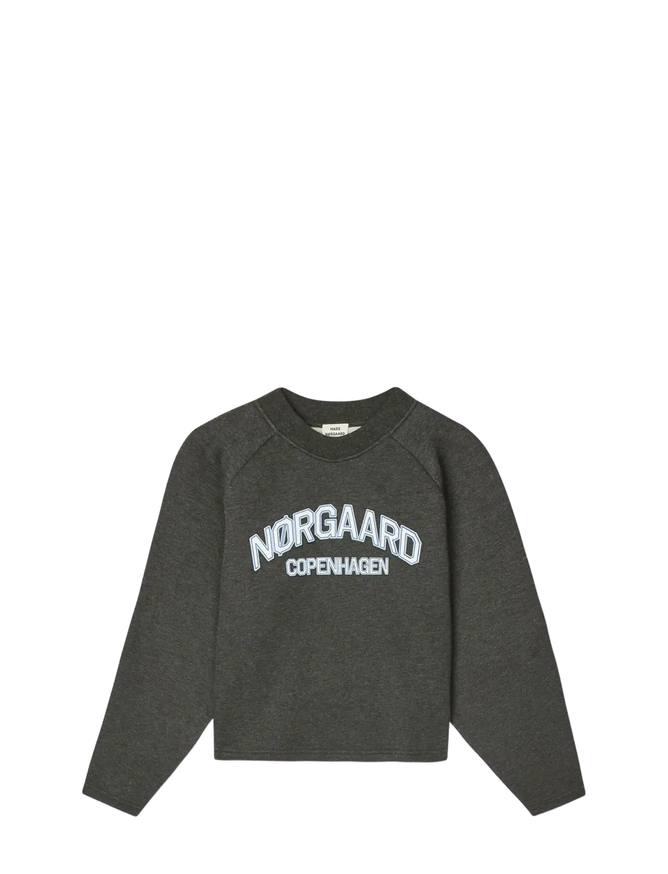 Mads Nørgaard - Mix Sweat Alia Sweatshirt - sweatshirts - charcoal melange - 0