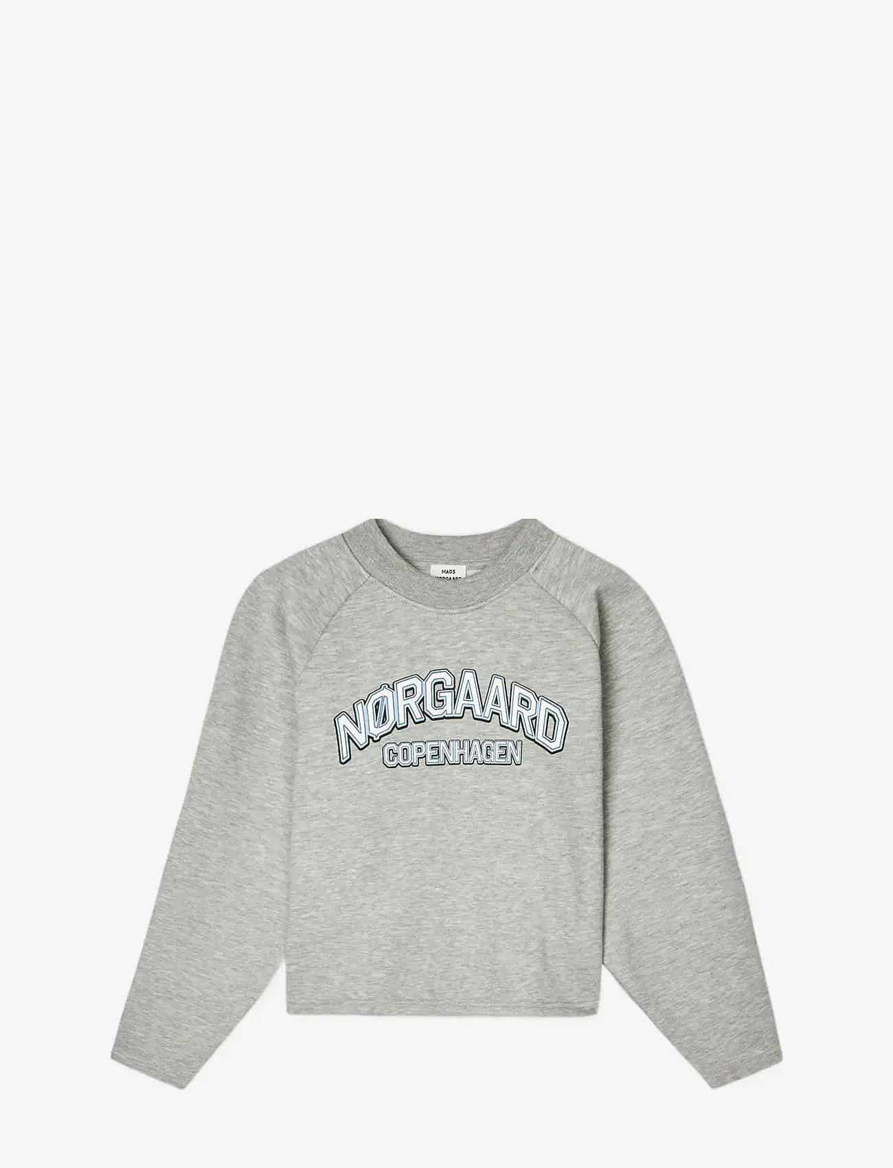 Mads Nørgaard - Mix Sweat  Alia Sweatshirt - sweat-shirt - grey melange - 1