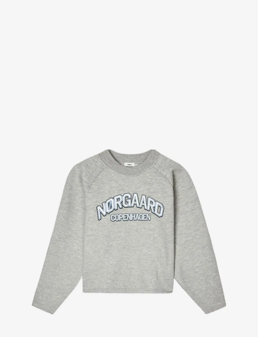 Mads Nørgaard - Mix Sweat  Alia Sweatshirt - sweatshirts - grey melange - 1