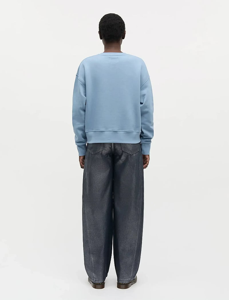 Mads Nørgaard - Original Sweat Tilvina Sweatshirt - mode trends - faded denim - 2