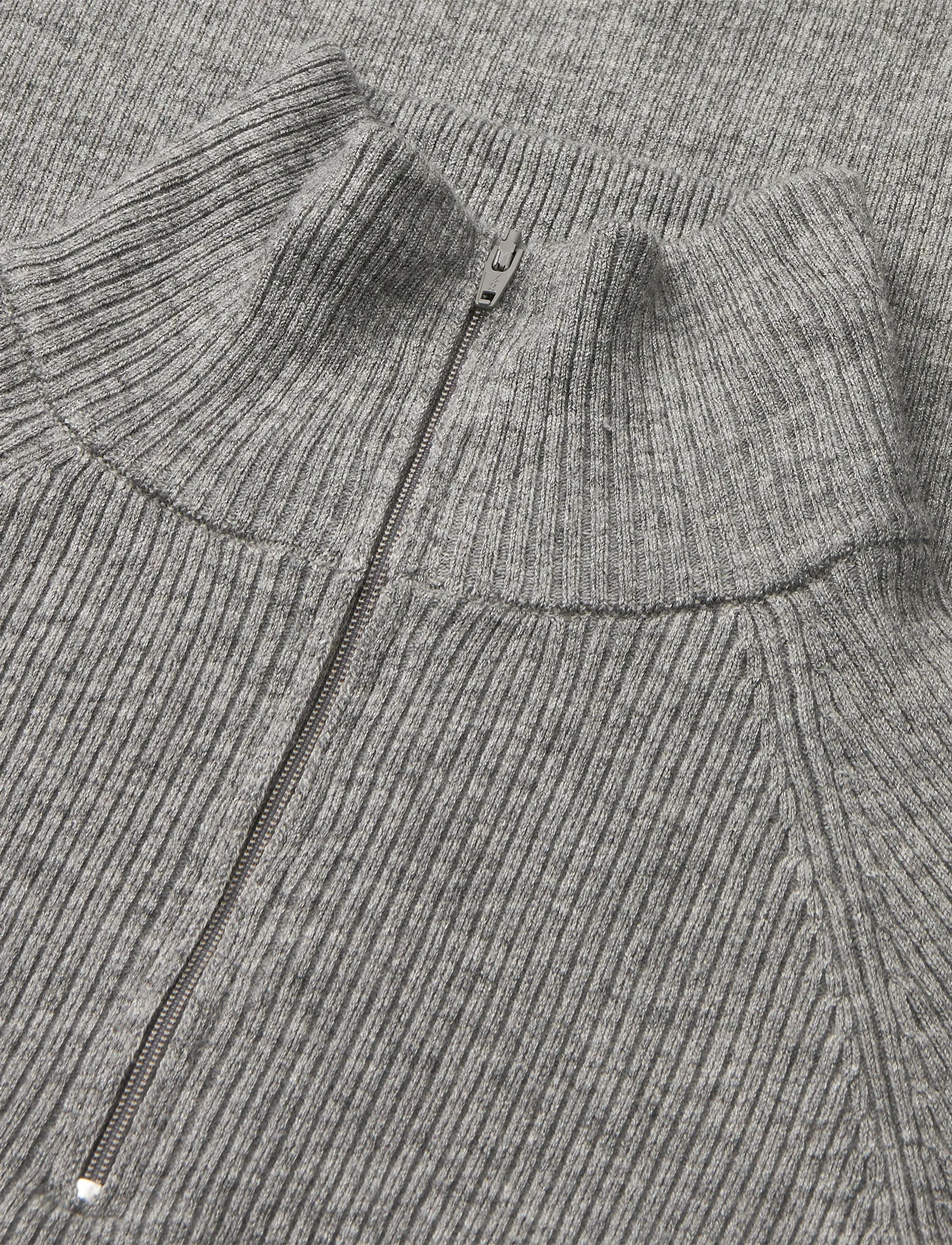 Mads Nørgaard - Fine Merino Ida Knit - neulepuserot - grey melange - 3