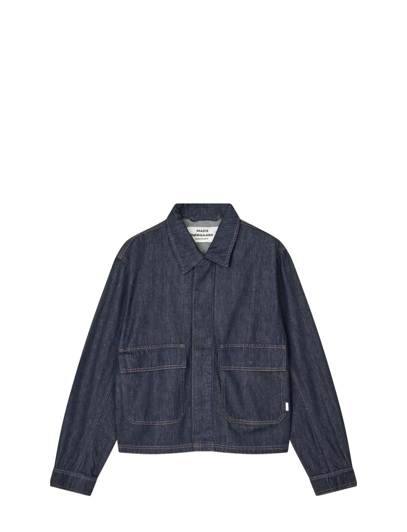 Mads Nørgaard Cosy Denim Solar Jacket - Mads Nørgaard - DARK INDIGO / blue
