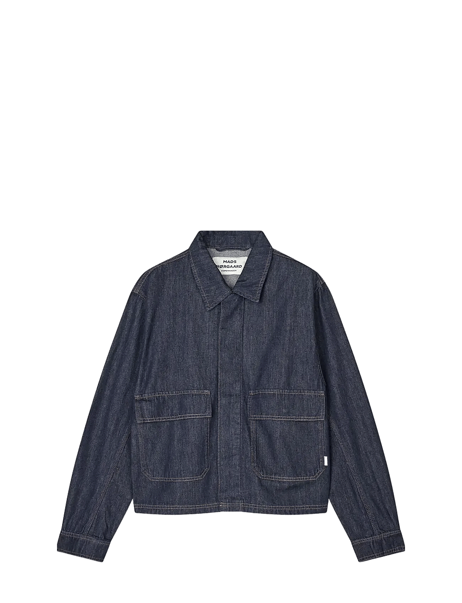 Mads Nørgaard - Cosy Denim Solar Jacket - jeansjacken - dark indigo - 1