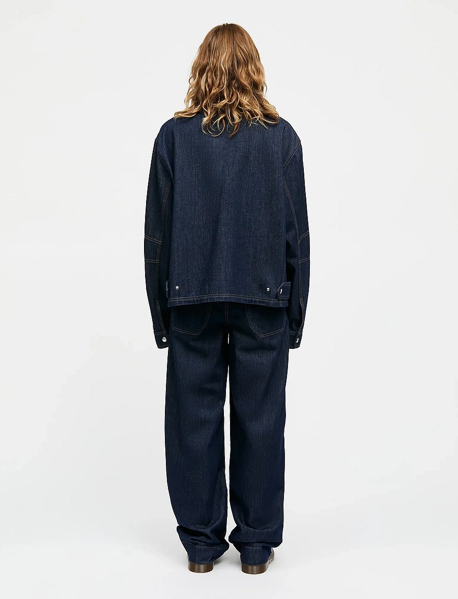 Mads Nørgaard - Cosy Denim Solar Jacket - jeansjacken - dark indigo - 2