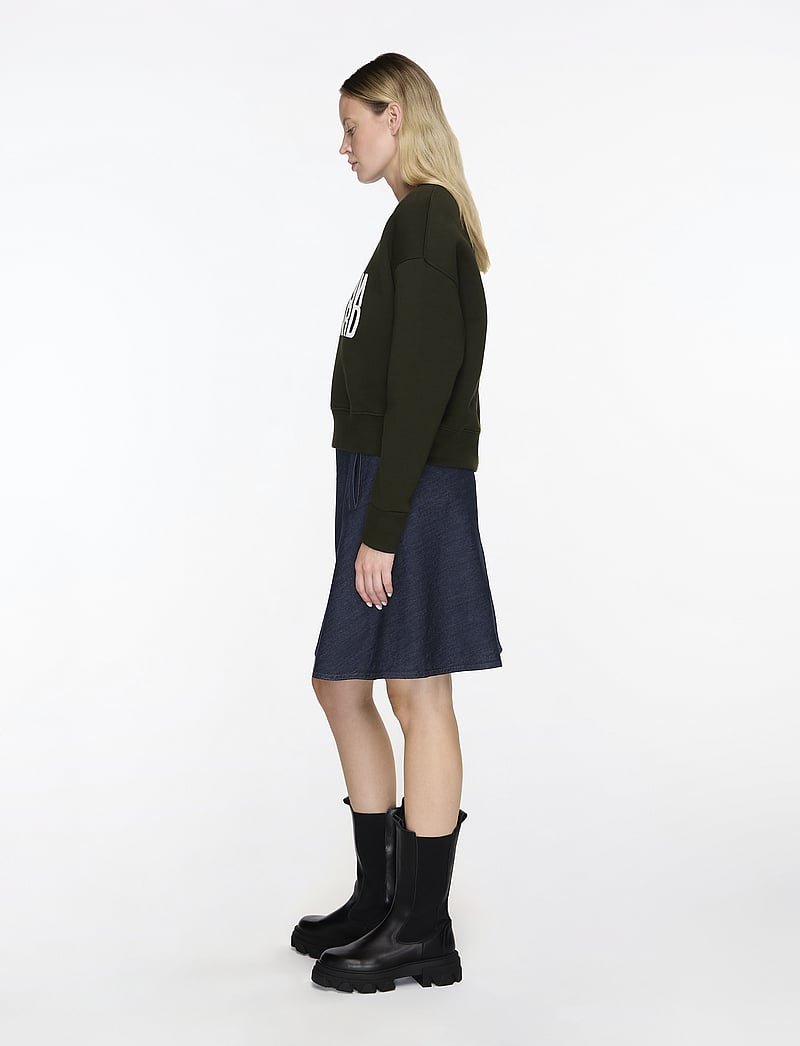 Mads Nørgaard - Cosy Denim Stelly Skirt - jeansröcke - dark indigo - 4
