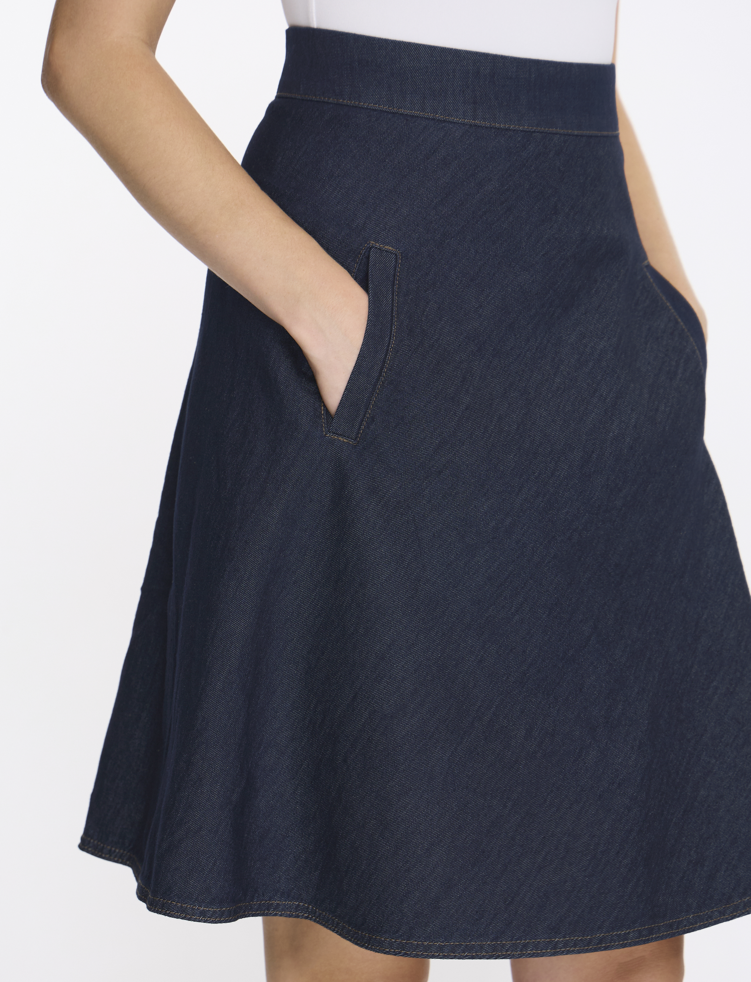 Mads Nørgaard Cosy Denim Stelly Skirt kjolar dam – bild 7