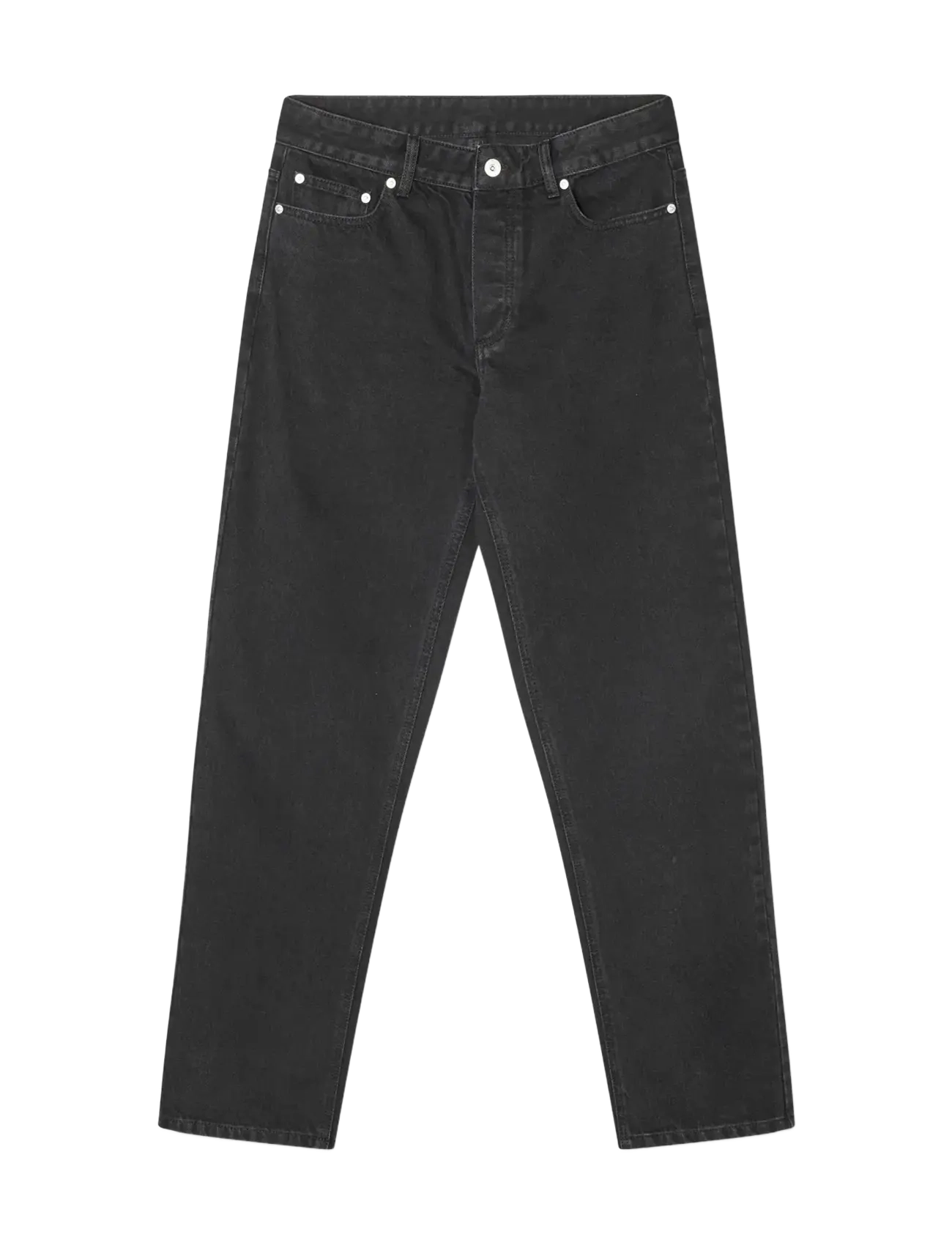 Mads Nørgaard Arizona Black Black Coen Jeans - Tøj - BLACK RINSE WASH / black
