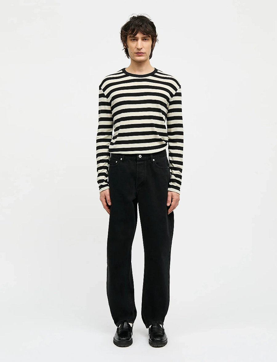Mads Nørgaard - Arizona Black Black Coen Jeans - regular jeans - black rinse wash - 0