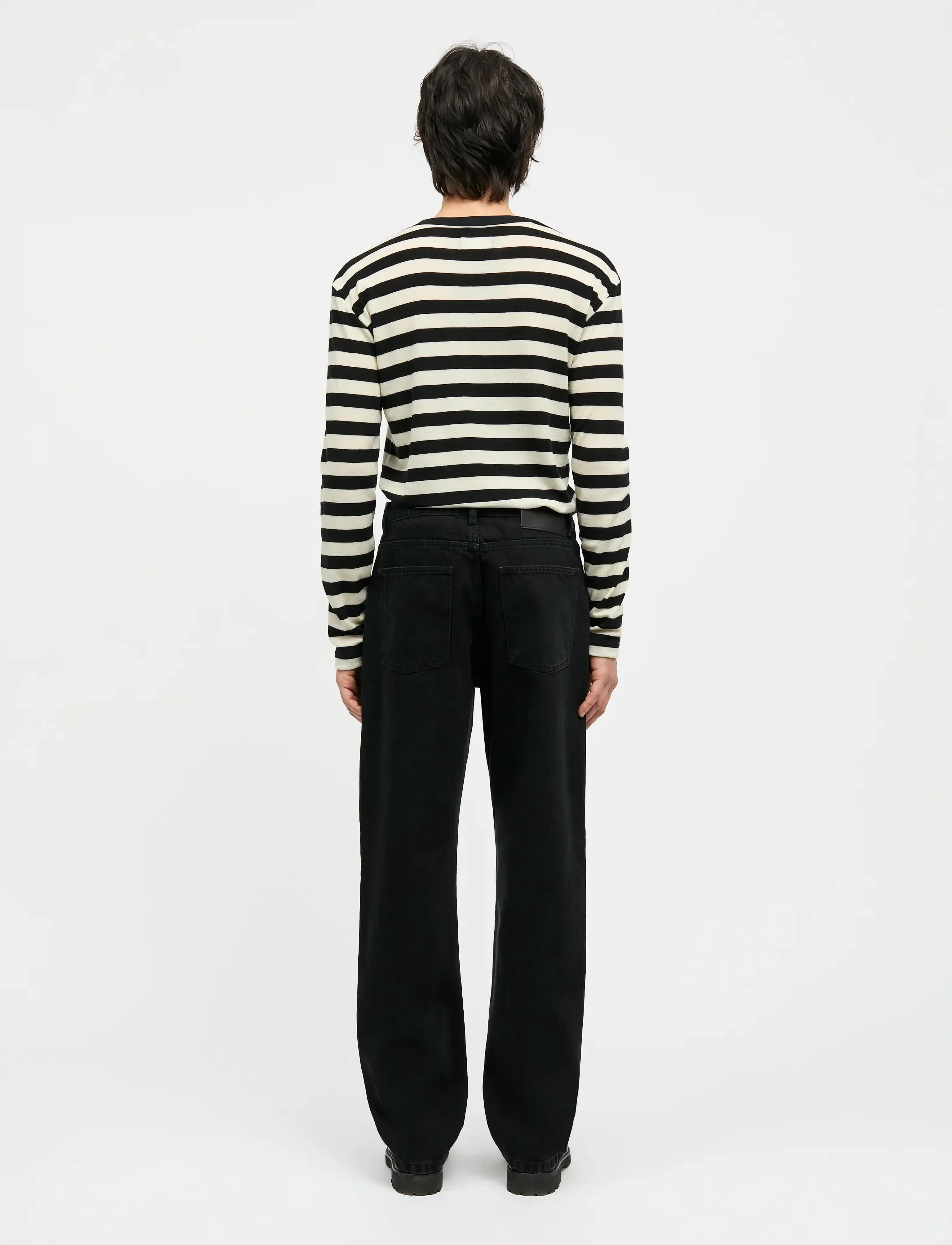 Mads Nørgaard - Arizona Black Black Coen Jeans - regular jeans - black rinse wash - 2