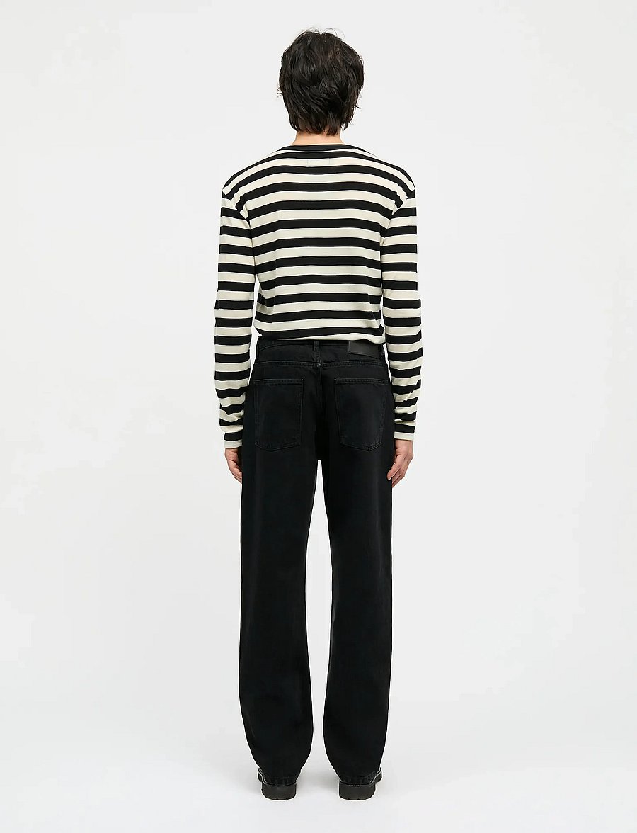 Mads Nørgaard - Arizona Black Black Coen Jeans - regular jeans - black rinse wash - 2