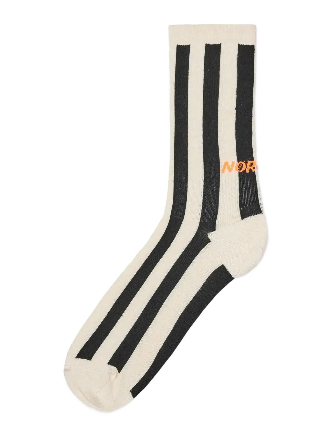 Mads Nørgaard Antonella Sock Single - Unterwäsche - BLACK/VANILLA ICE / cream