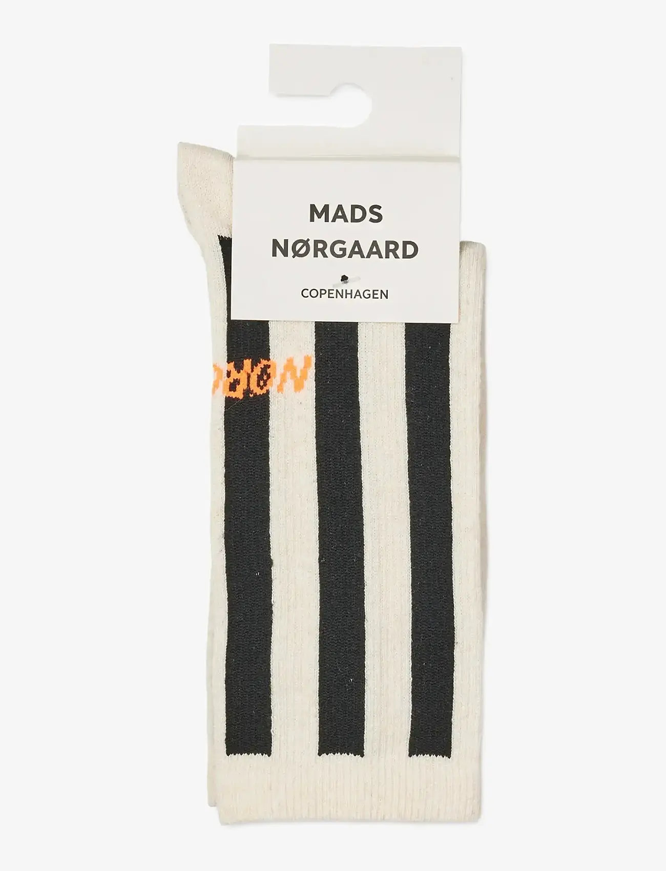 Mads Nørgaard - Antonella Sock Single - crew-socken - black/vanilla ice - 1