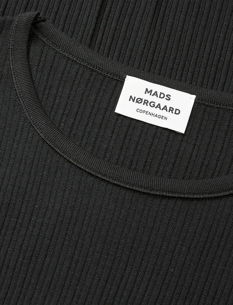 Mads Nørgaard - Pointella Troja Tee LS FAV - langærmede toppe - black - 3