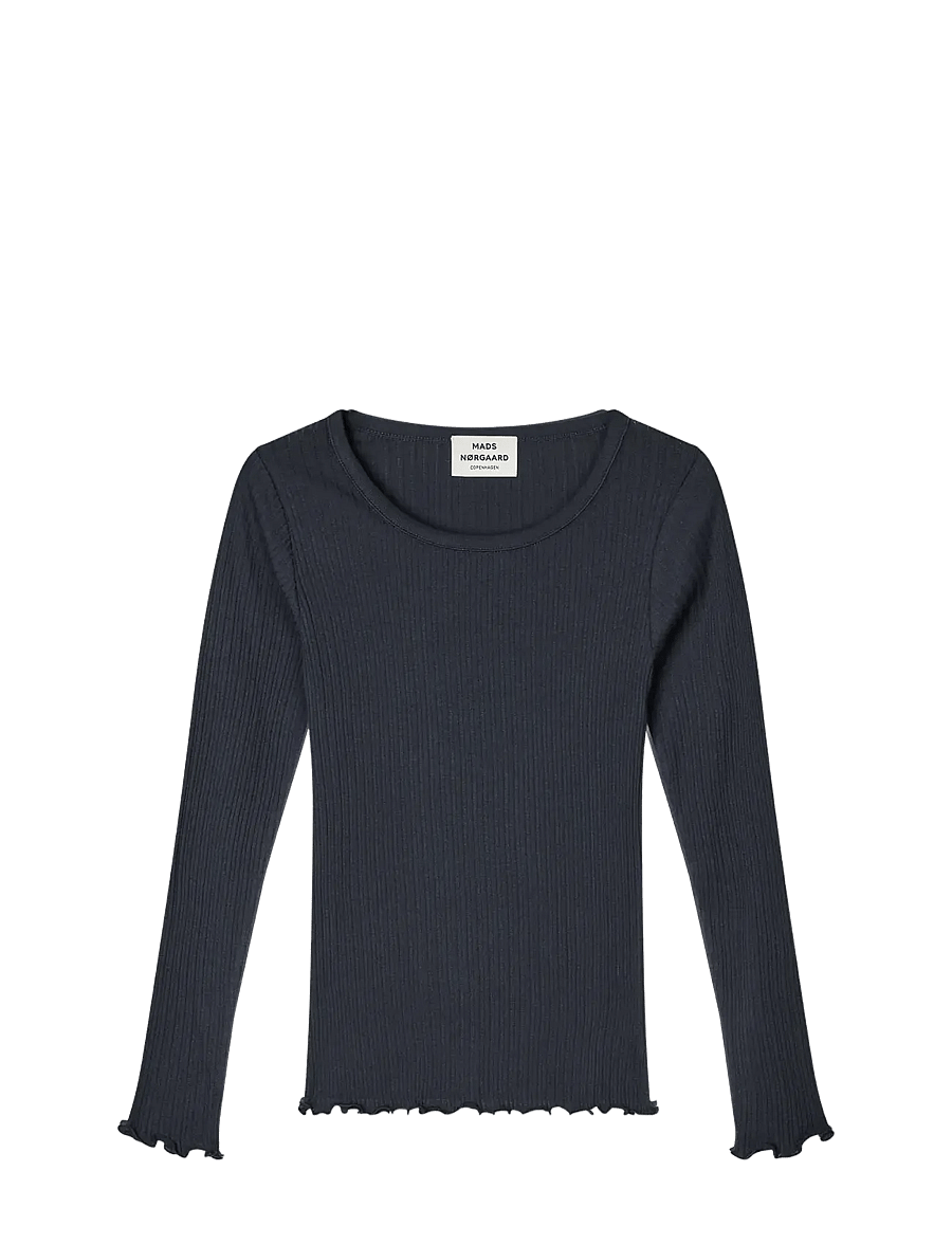 Mads Nørgaard - Pointella Troja Tee LS FAV - langerma toppar - parisian night - 1