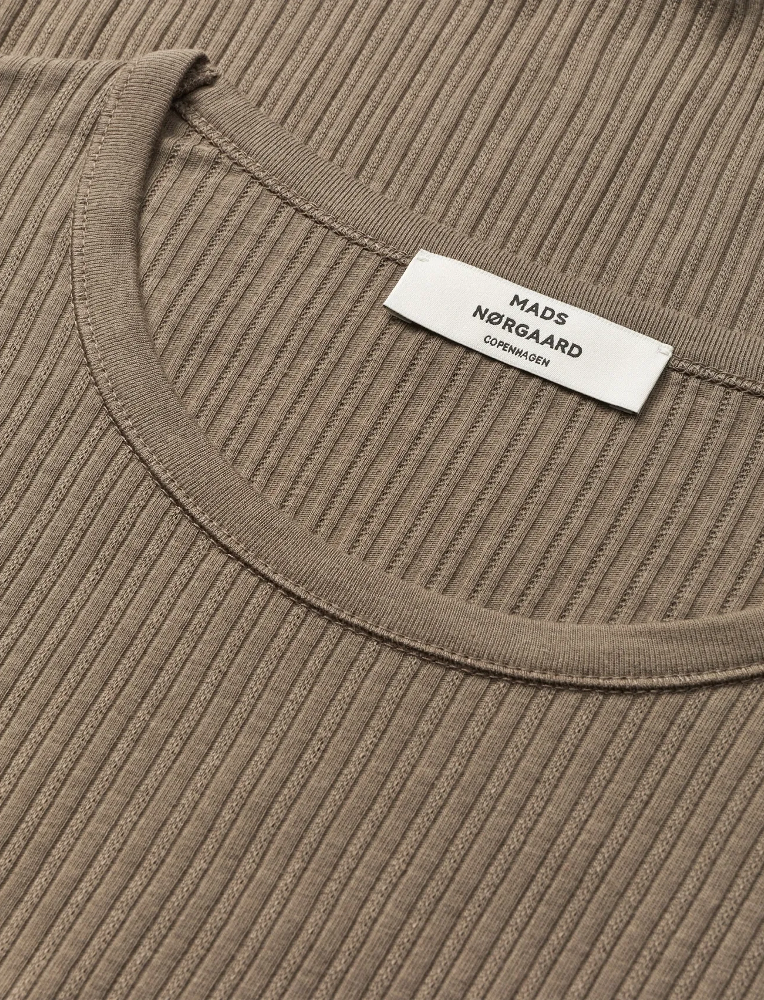 Mads Nørgaard - Pointella Troja Tee LS FAV - langärmlige tops - walnut - 3