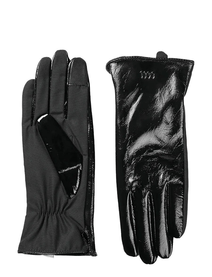 Mads Nørgaard - Tian Ace Lacquer Mix Glove - nahast kindad - black - 0