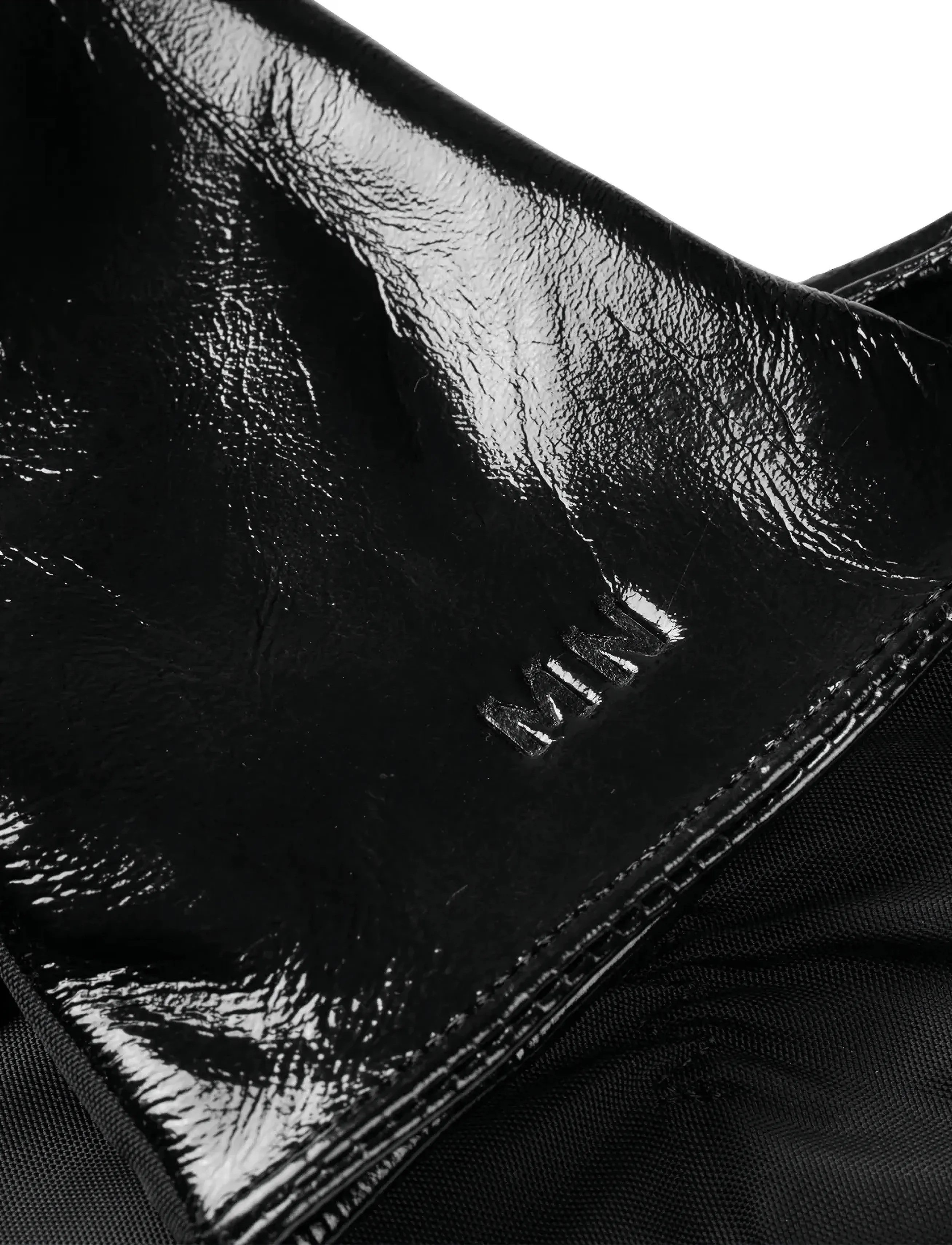 Mads Nørgaard - Tian Ace Lacquer Mix Glove - nahkakäsineet - black - 1