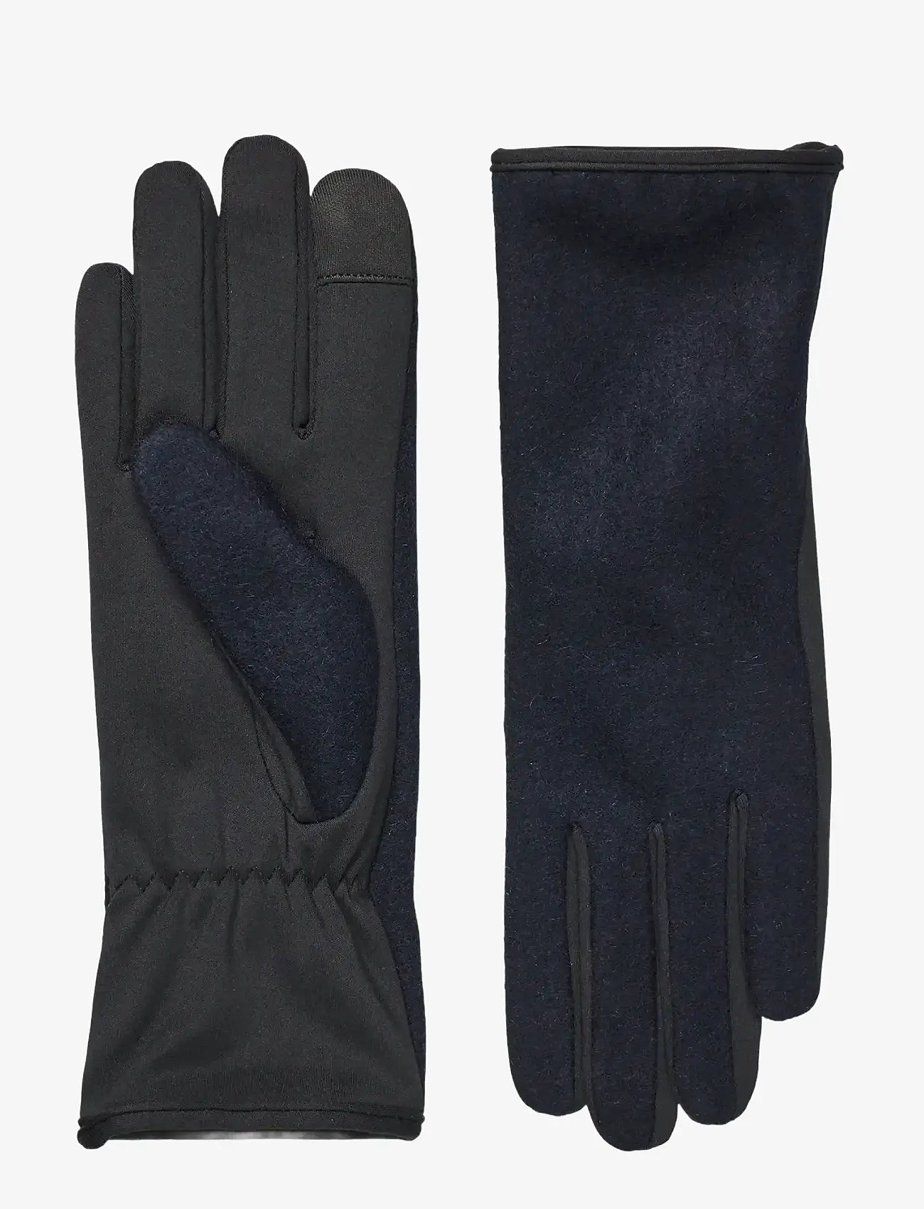 Mads Nørgaard - Woven Wool Mix Trissie Glove - sõrmikud - parisian night - 0
