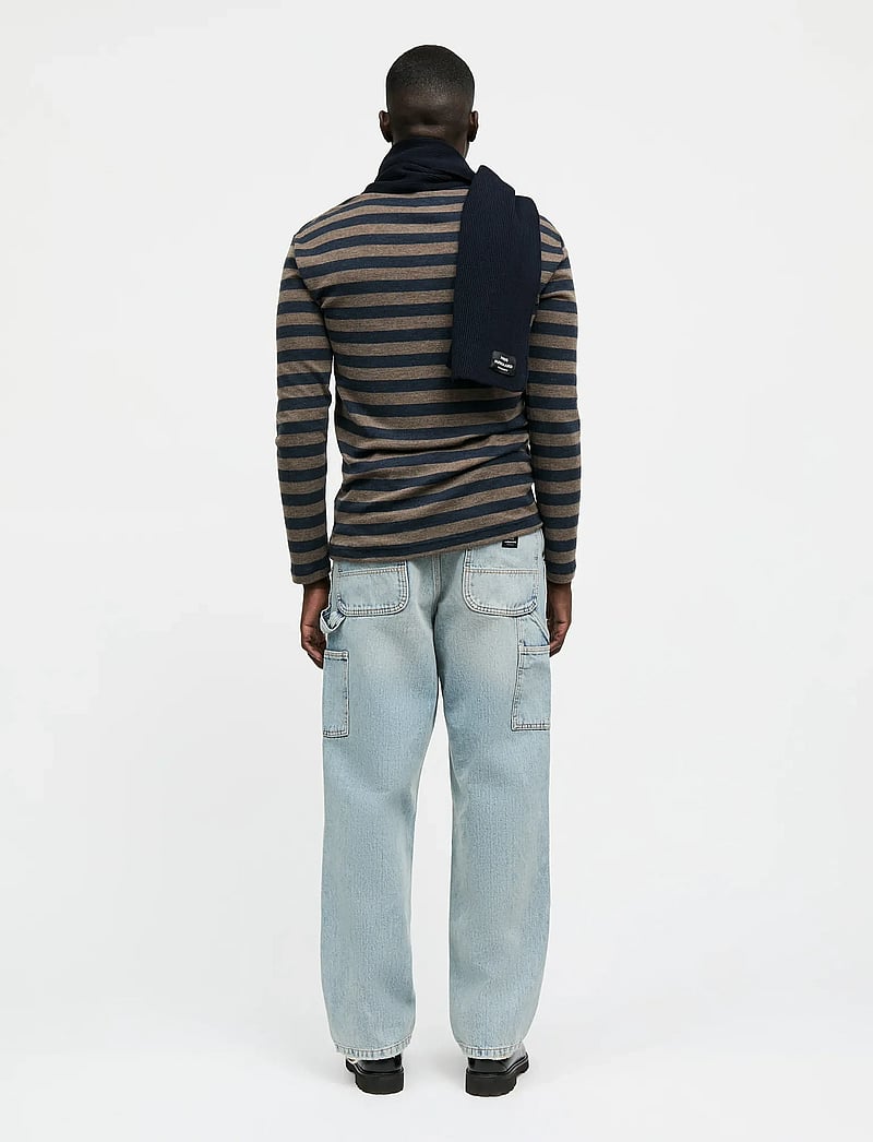 Mads Nørgaard - Fine Wool Tobias Knit - langärmelig - brown/navy - 2