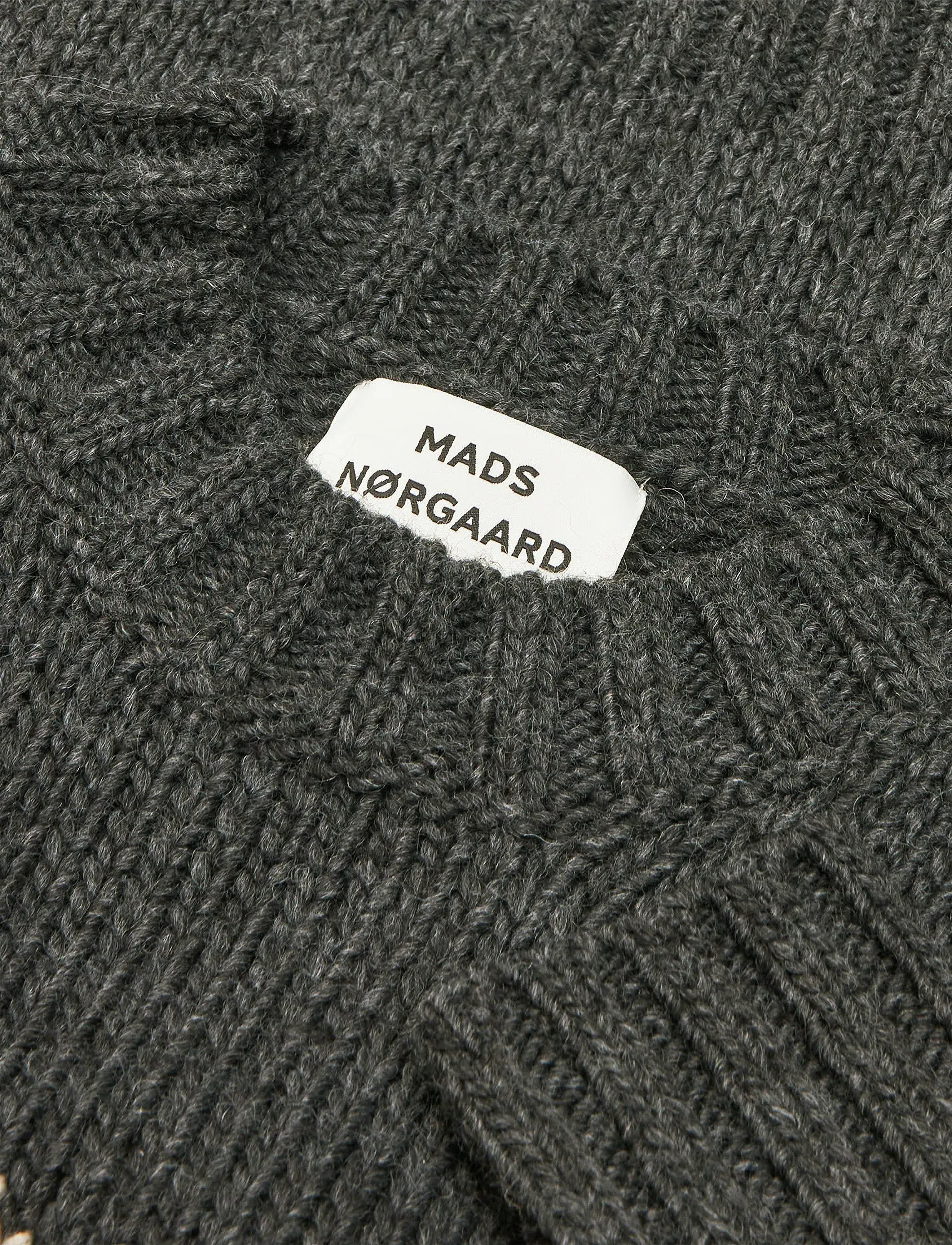 Mads Nørgaard - Crash Tilonina Sweater - džemprid - charcoal melange/nature melang - 2