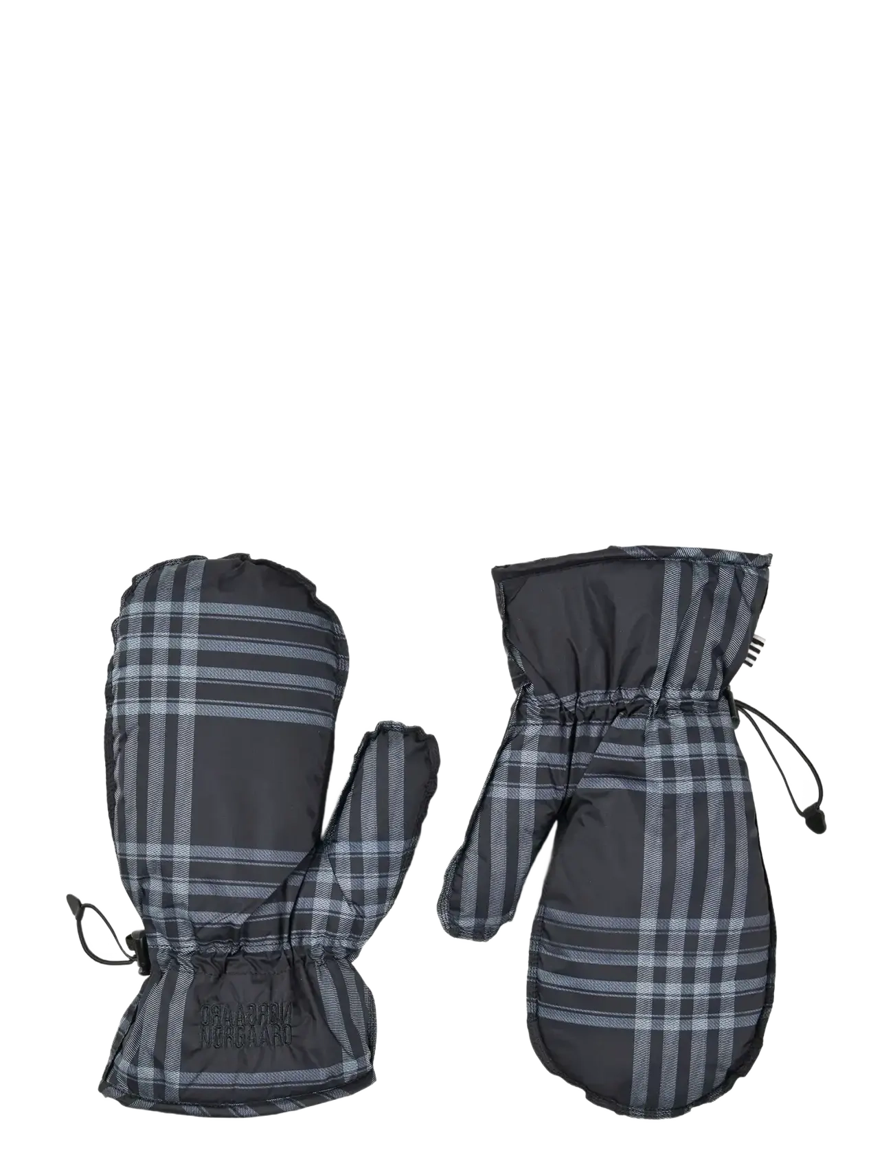 Mads Nørgaard Light Ripstop Pillow Aop Glove, Kvinder, Ternede Polstrede Luffer, Sort, Str: S/M