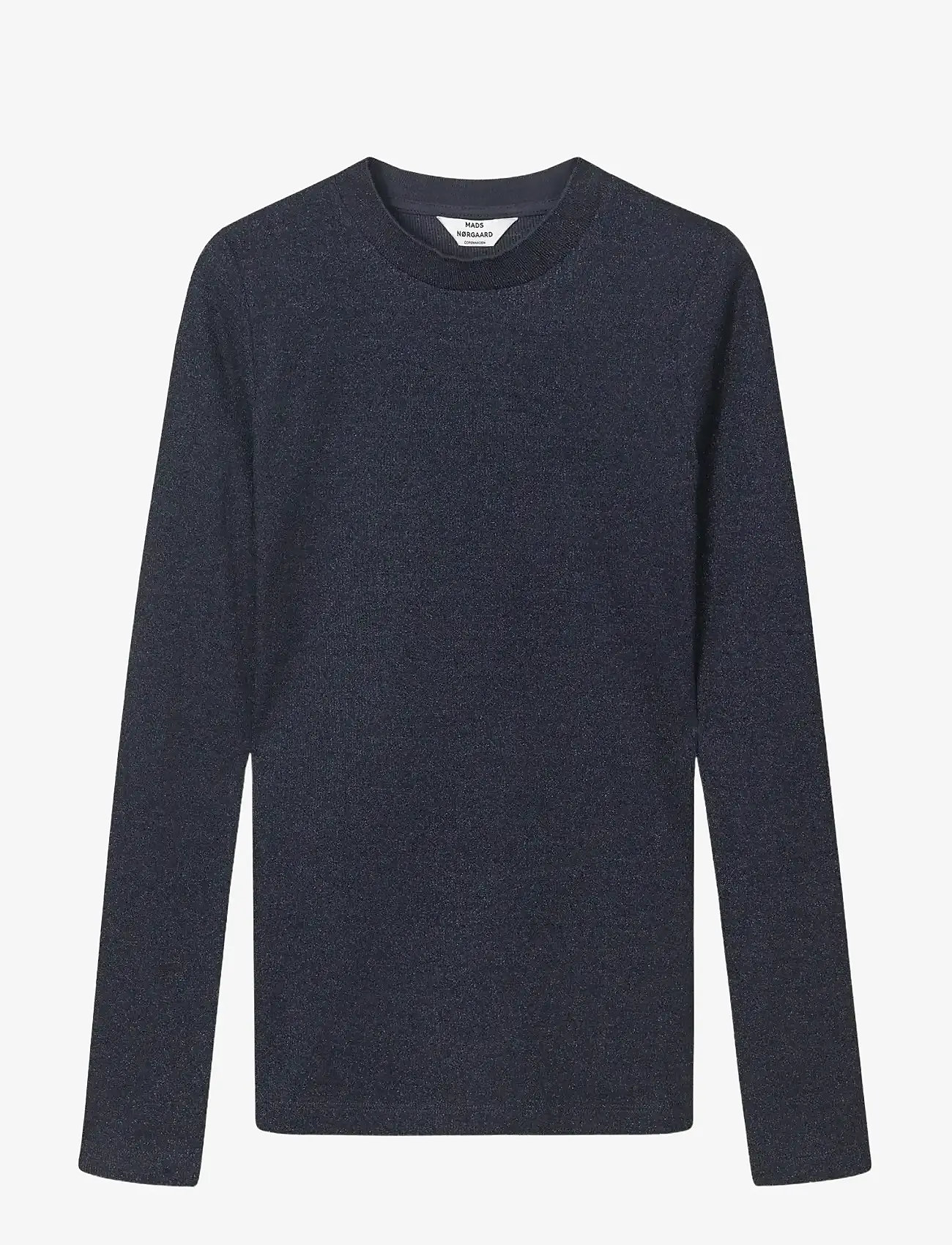 Mads Nørgaard - 2x2 Lurex Tuba Tee LS - herbstliche kleidung - parisian night - 0