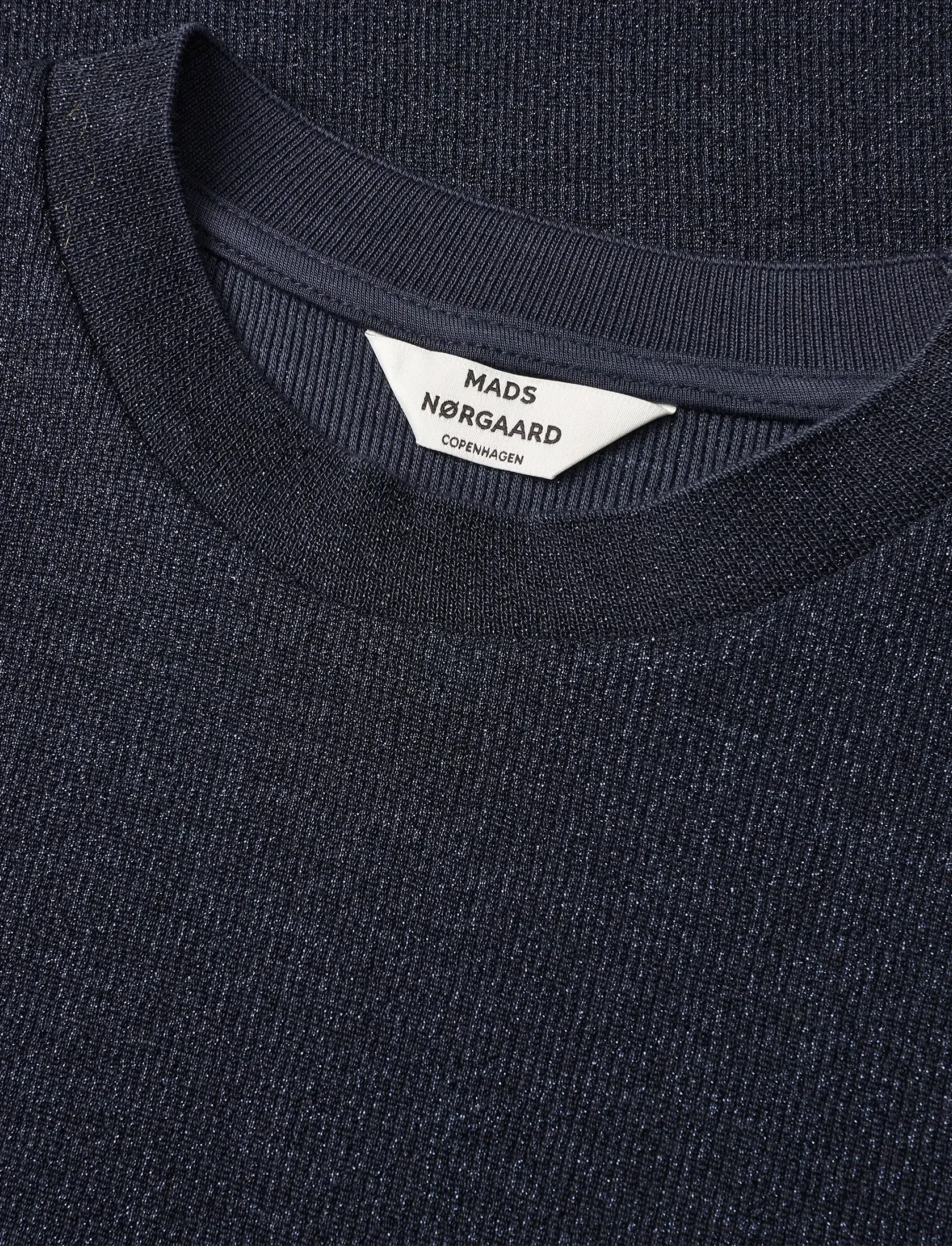 Mads Nørgaard - 2x2 Lurex Tuba Tee LS - striktrøjer - parisian night - 3