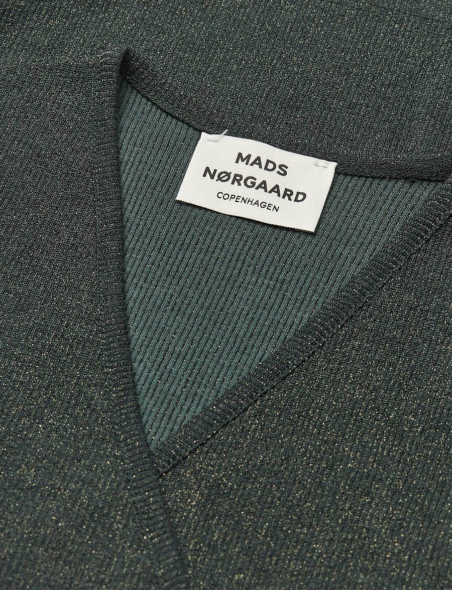 Mads Nørgaard - 2x2 Lurex Susi LS Top - koftor - green gables - 1