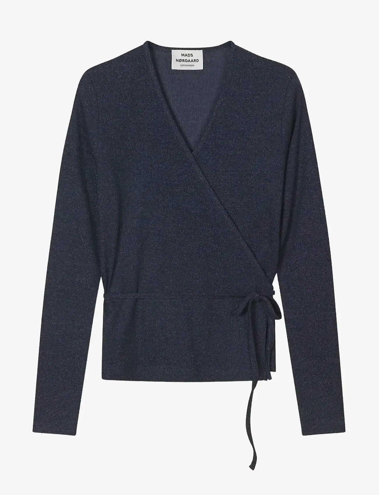 Mads Nørgaard - 2x2 Lurex Susi LS Top - cardigans - parisian night - 1