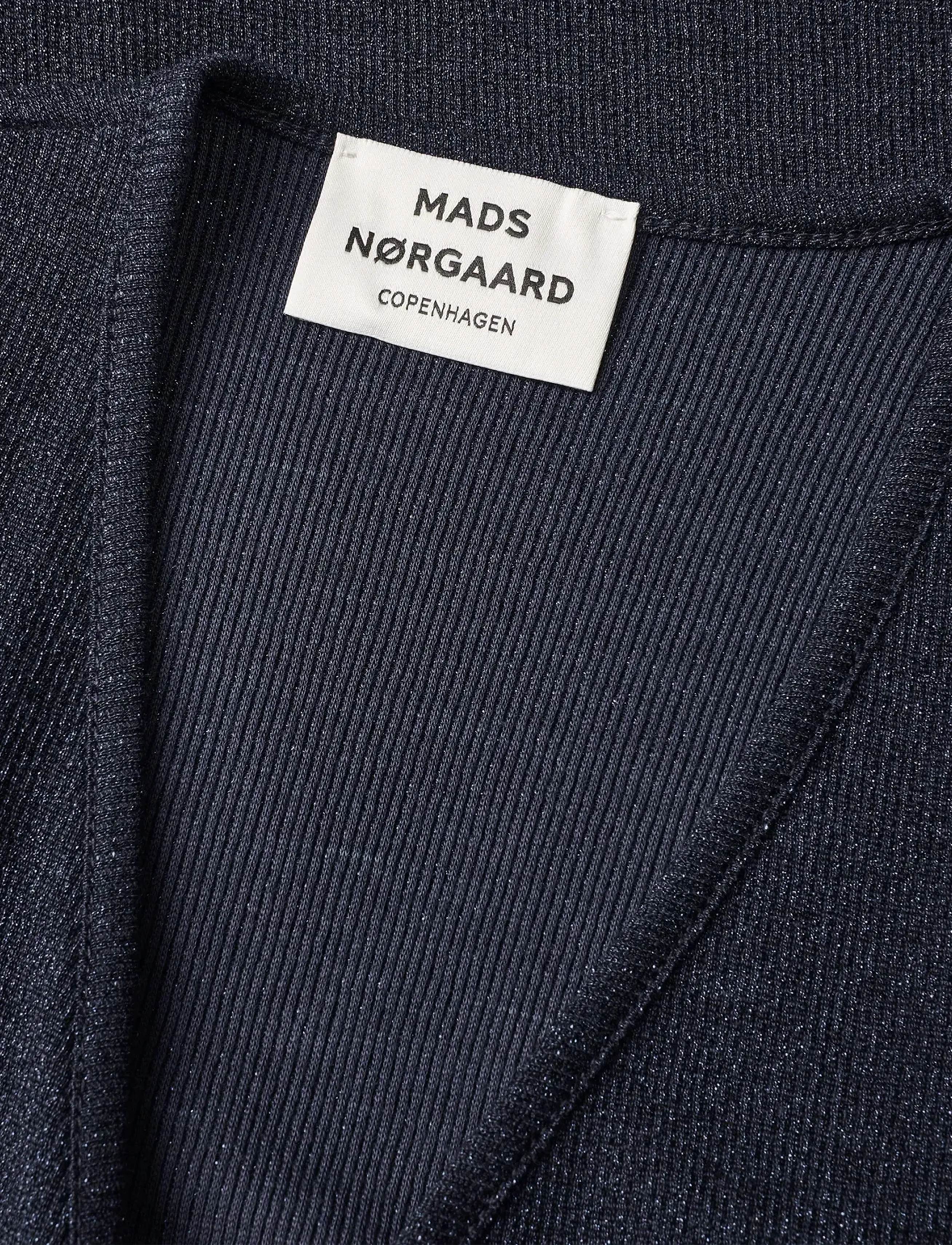 Mads Nørgaard - 2x2 Lurex Susi LS Top - strickjacken - parisian night - 3