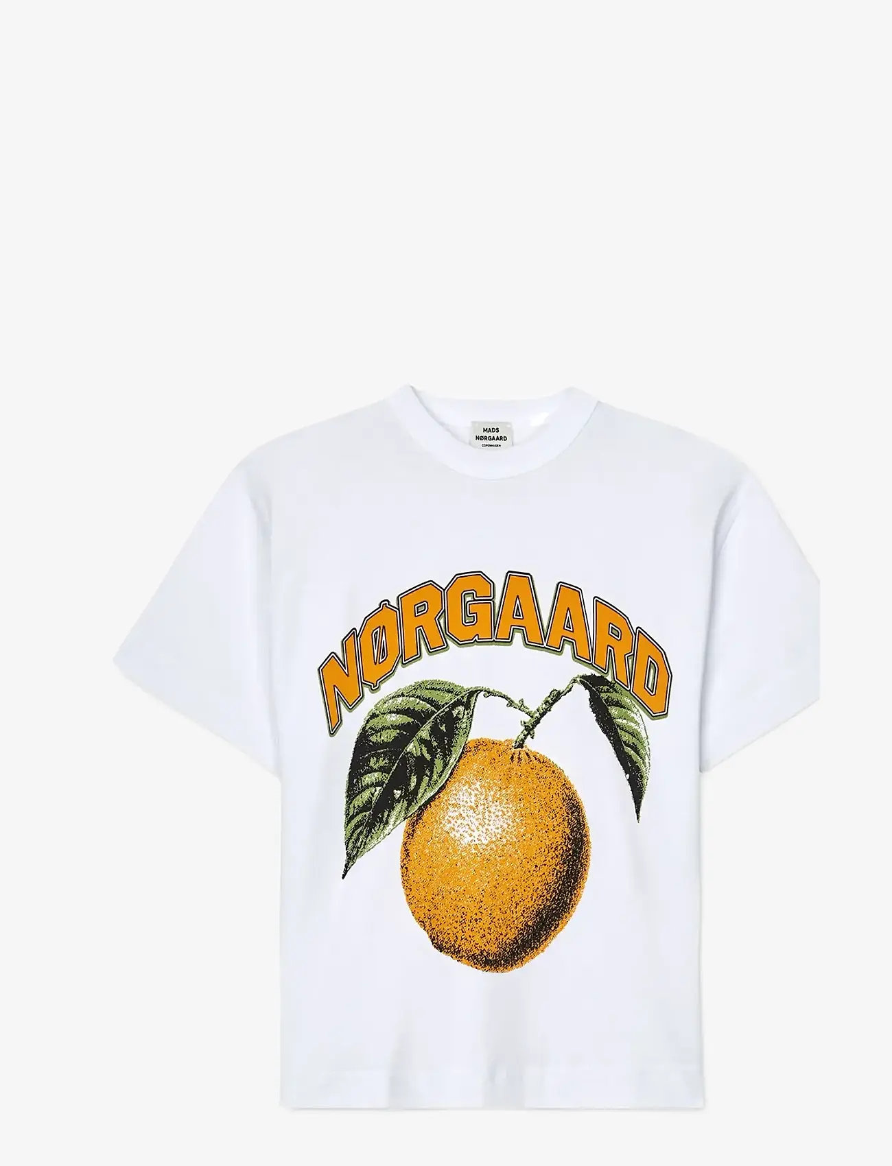 Mads Nørgaard - Dry Single Tristi Tee - t-shirts - snow white - 0