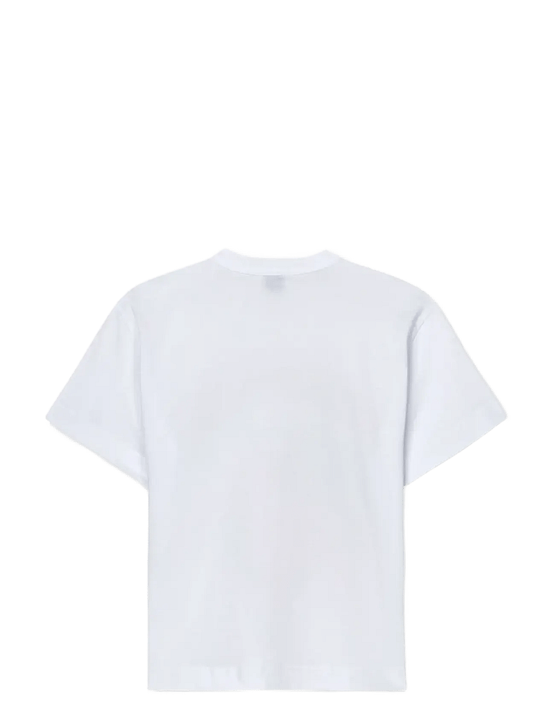 Mads Nørgaard - Dry Single Tristi Tee - t-shirts - snow white - 1