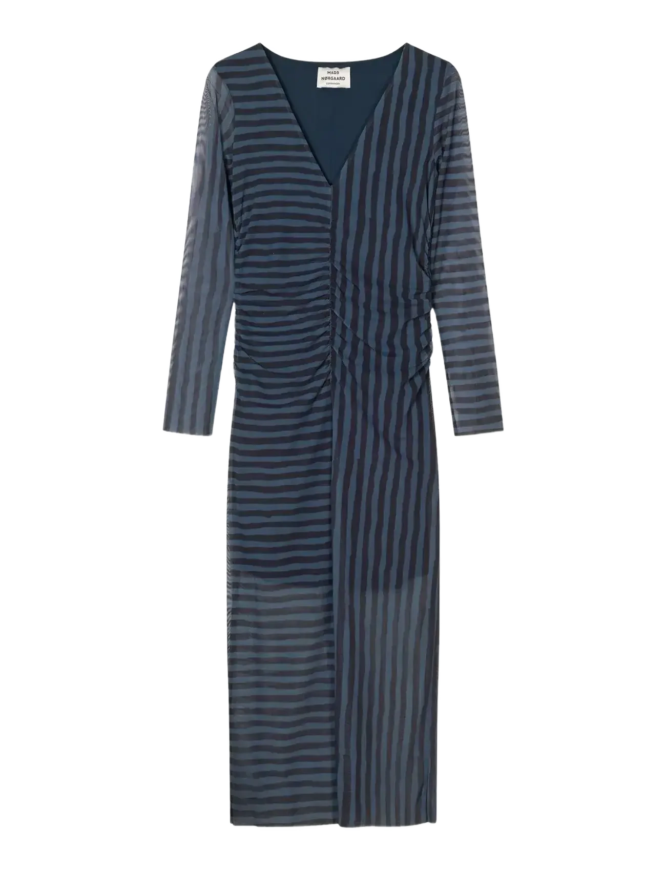 Mads Nørgaard Misa Dress AOP - Mads Nørgaard - PARISIAN NIGHT/BLACK / navy