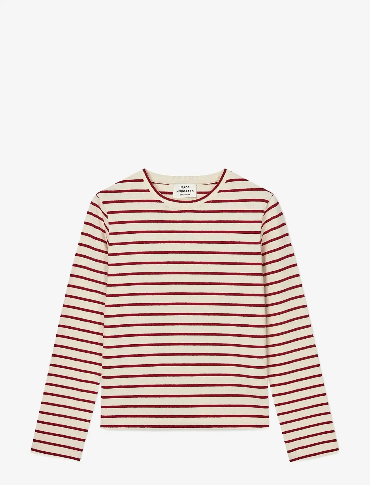 Mads Nørgaard - Pablo Maggie Tee LS - vanilla ice/winery - 0