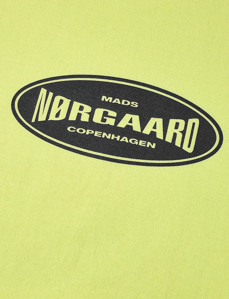 Mads Nørgaard - Single Cotton Jerry Tee LS - långärmade toppar - sunny lime - 1