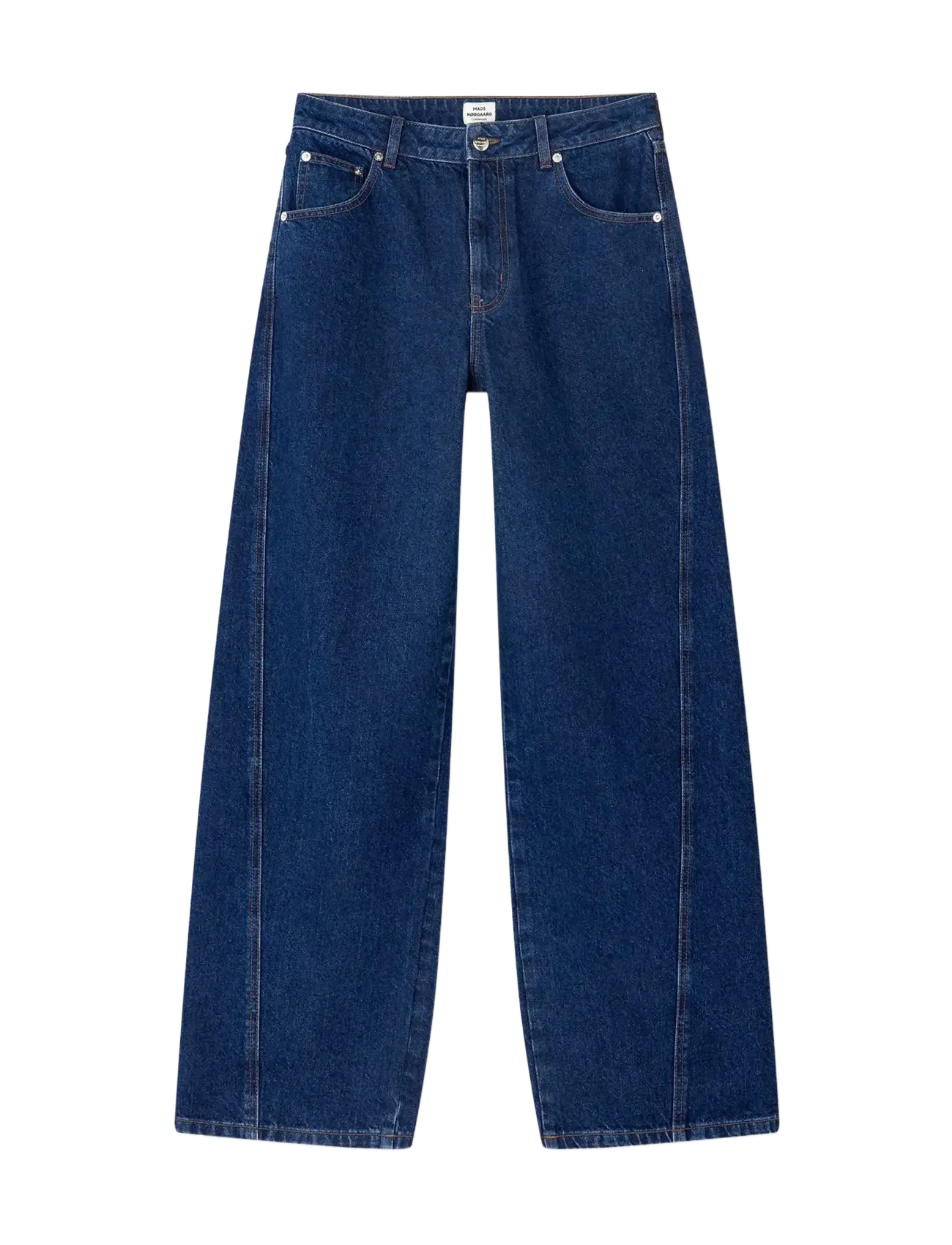 Mads Nørgaard Luke Denim Christel Jeans - Mads Nørgaard - MID BLUE DENIM / blue