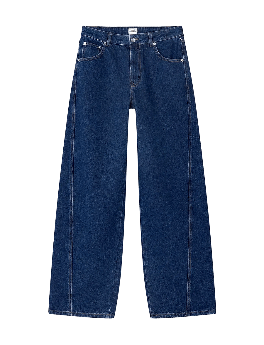 Mads Nørgaard - Luke Denim Christel Jeans - suorat farkut - mid blue denim - 1