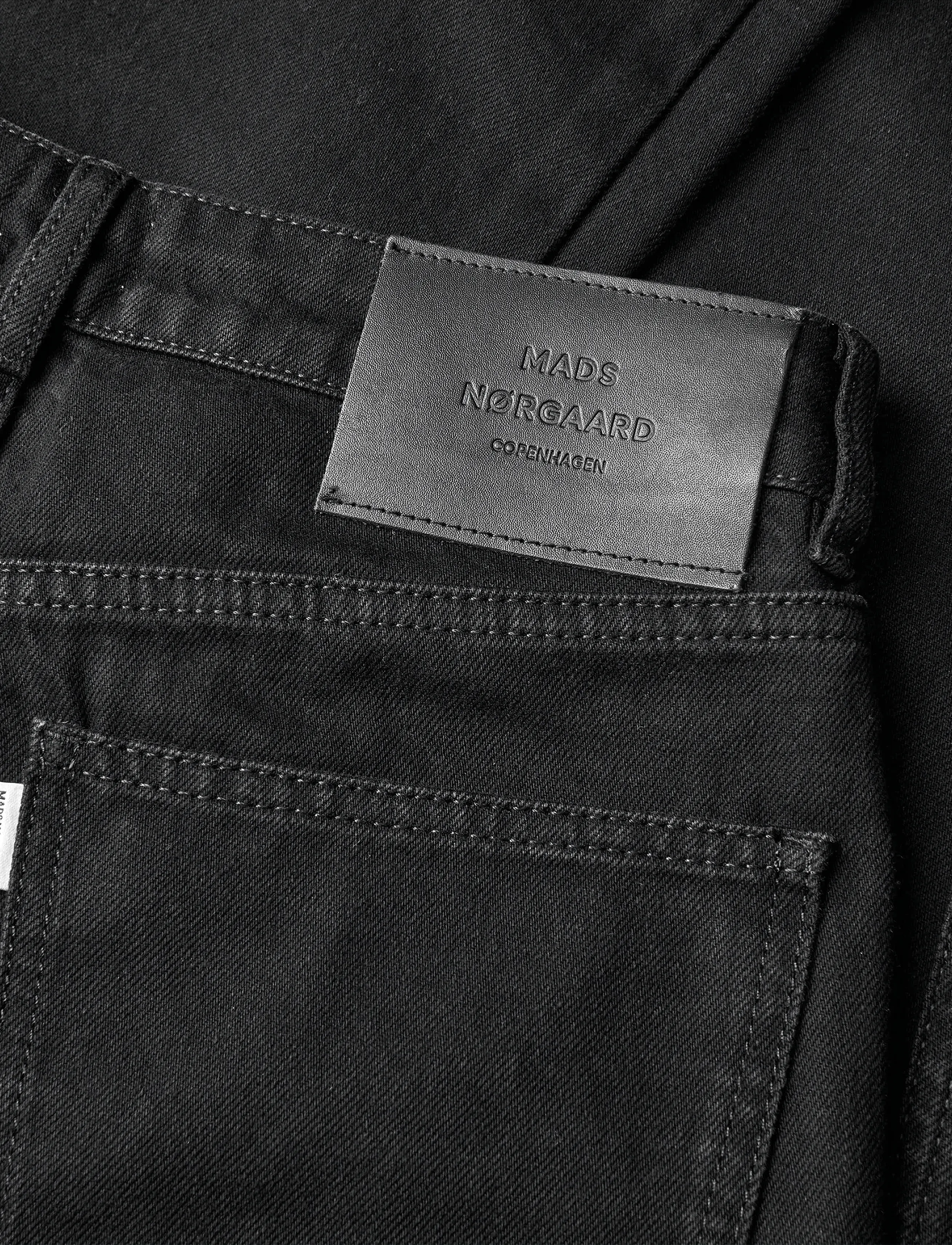 Mads Nørgaard - Dyed Denim Christel Jeans - brede jeans - black - 3